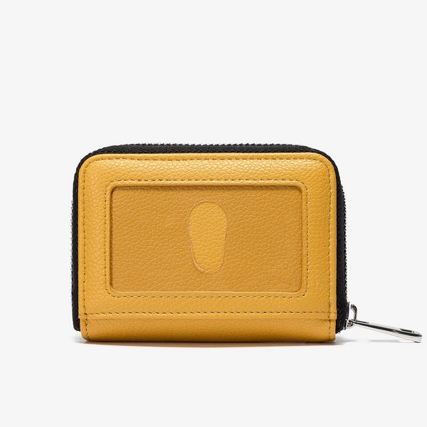 Paige Card Case — Yellow