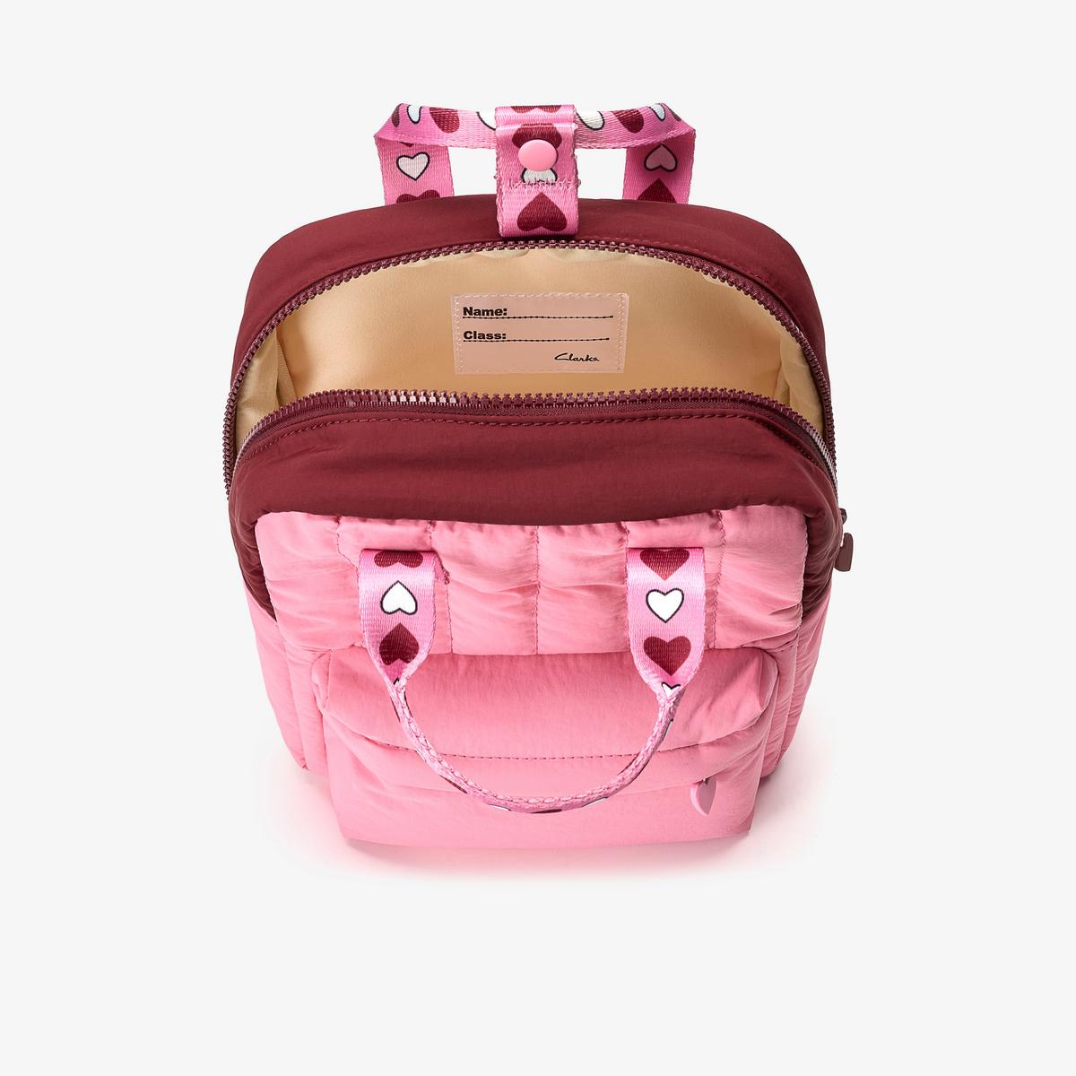 Mini Heart Backpack — Pink