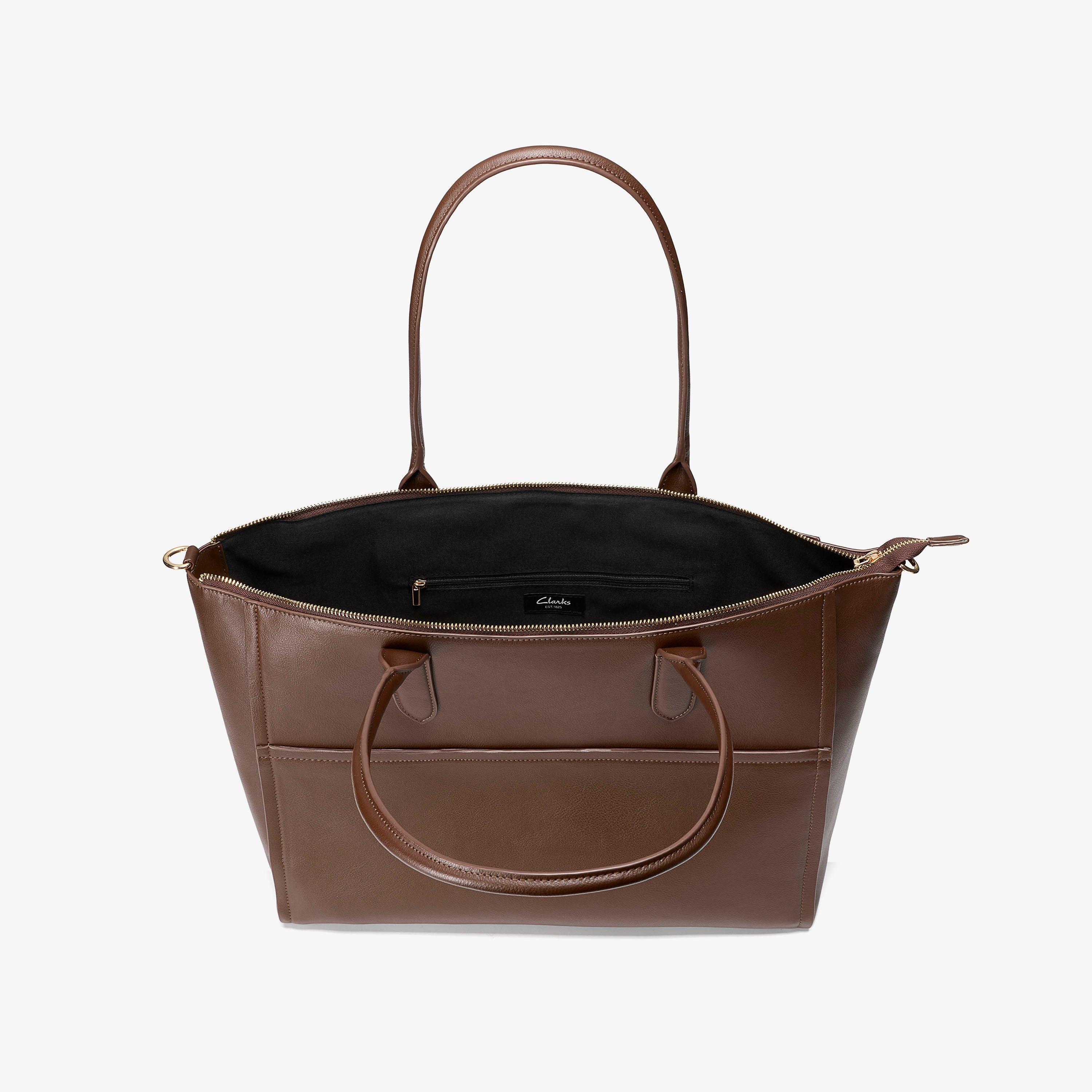Maeva Tote Chocolate Tote Bag, view 4 of 6