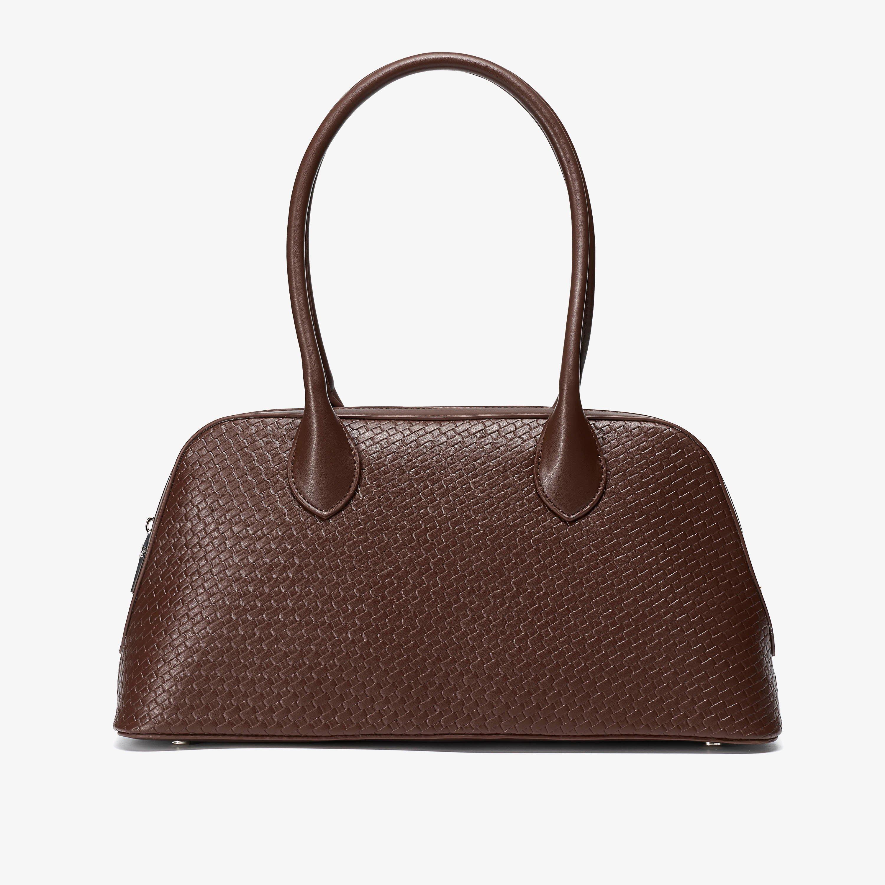 Harper Bowler Chocolate Shoulder Bags, view 1 of 6