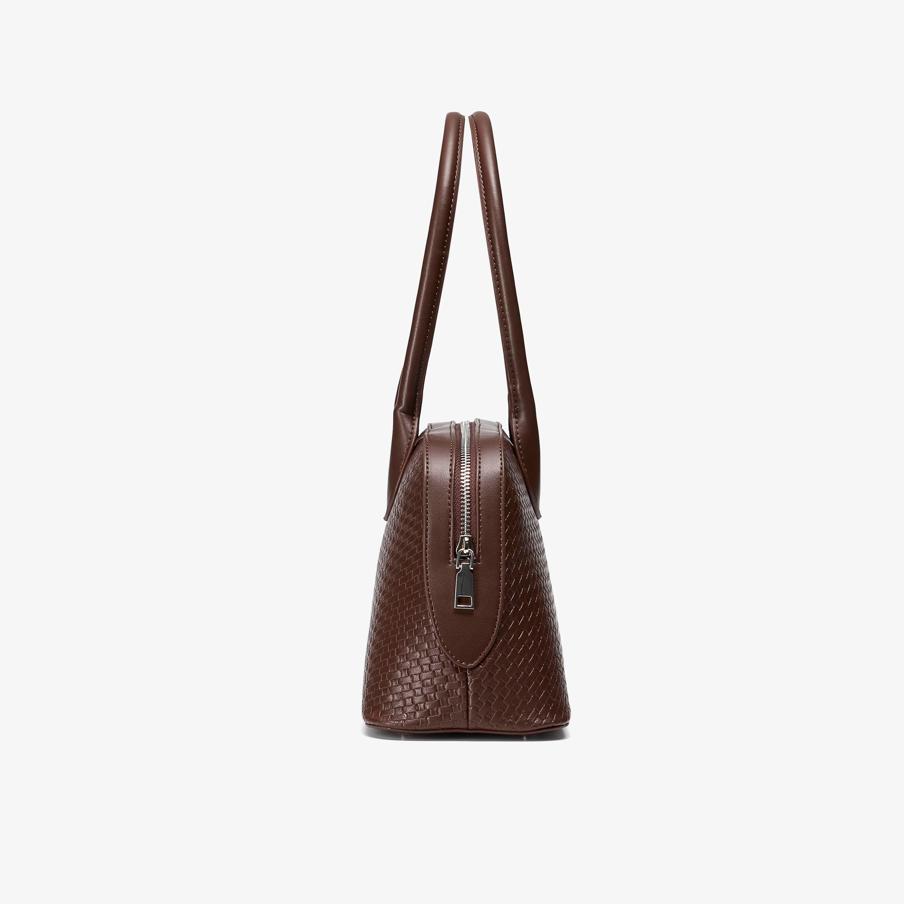 Harper Bowler Chocolate Shoulder Bags, view 3 of 6