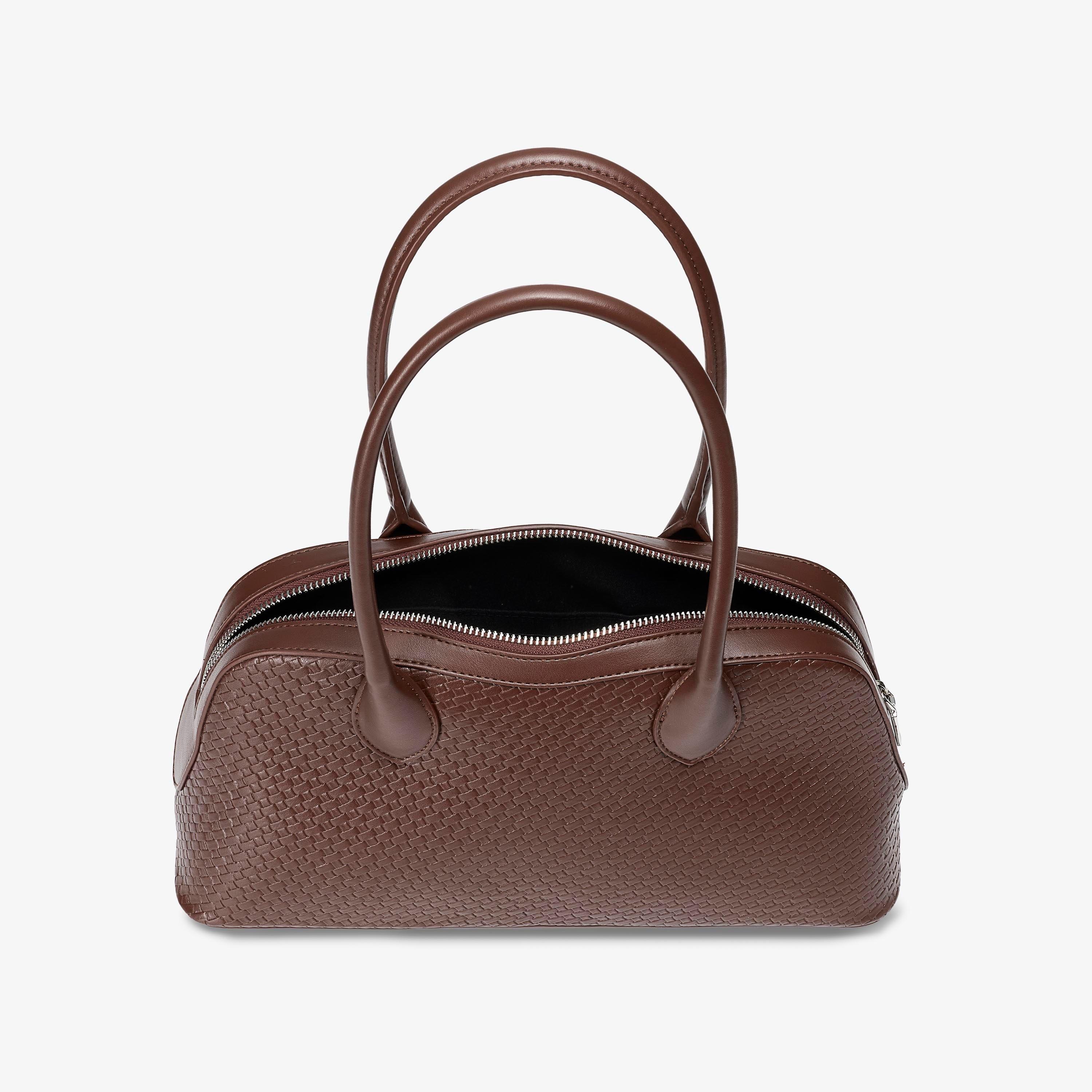 Harper Bowler Chocolate Shoulder Bags, view 4 of 6