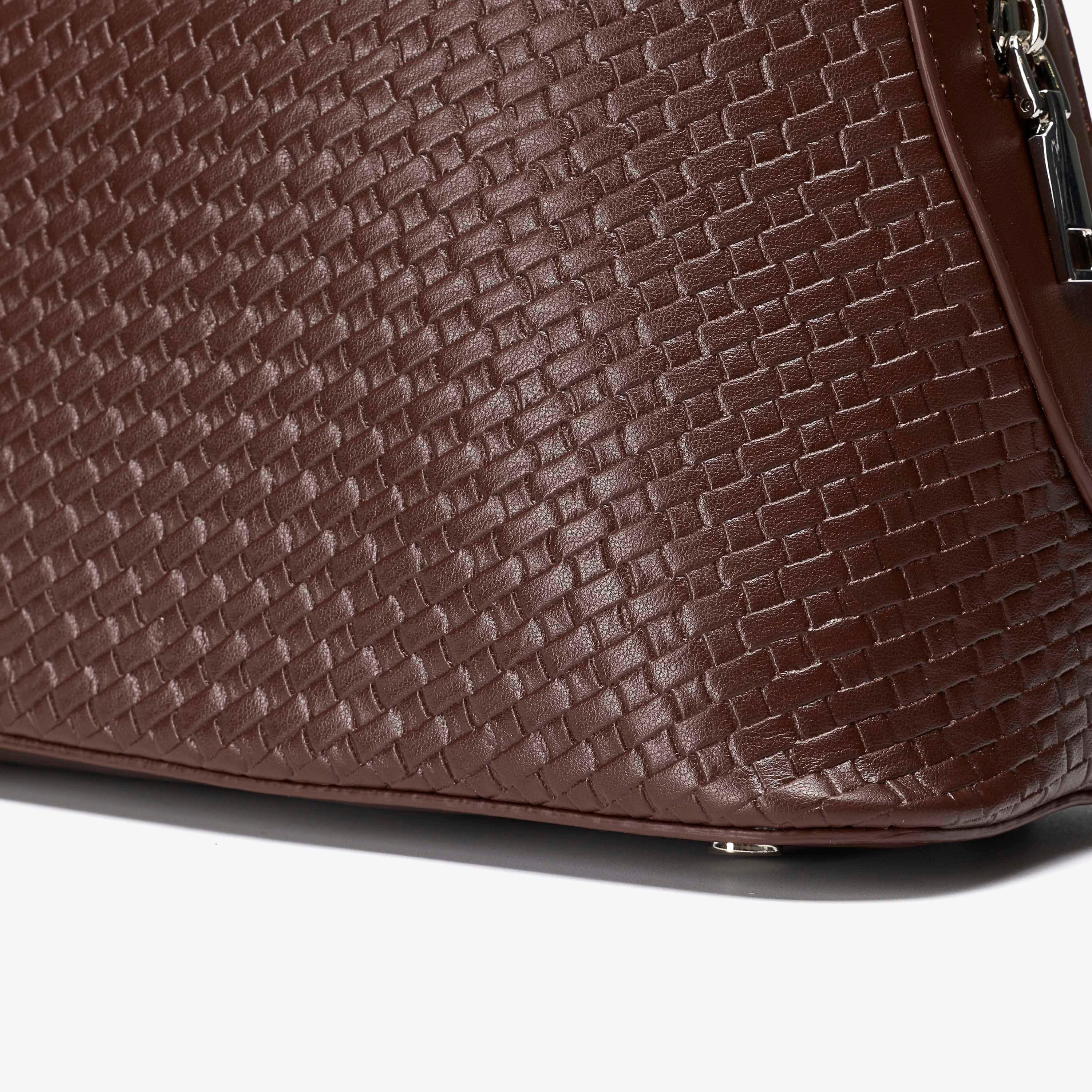Harper Bowler Chocolate Shoulder Bags, view 5 of 6