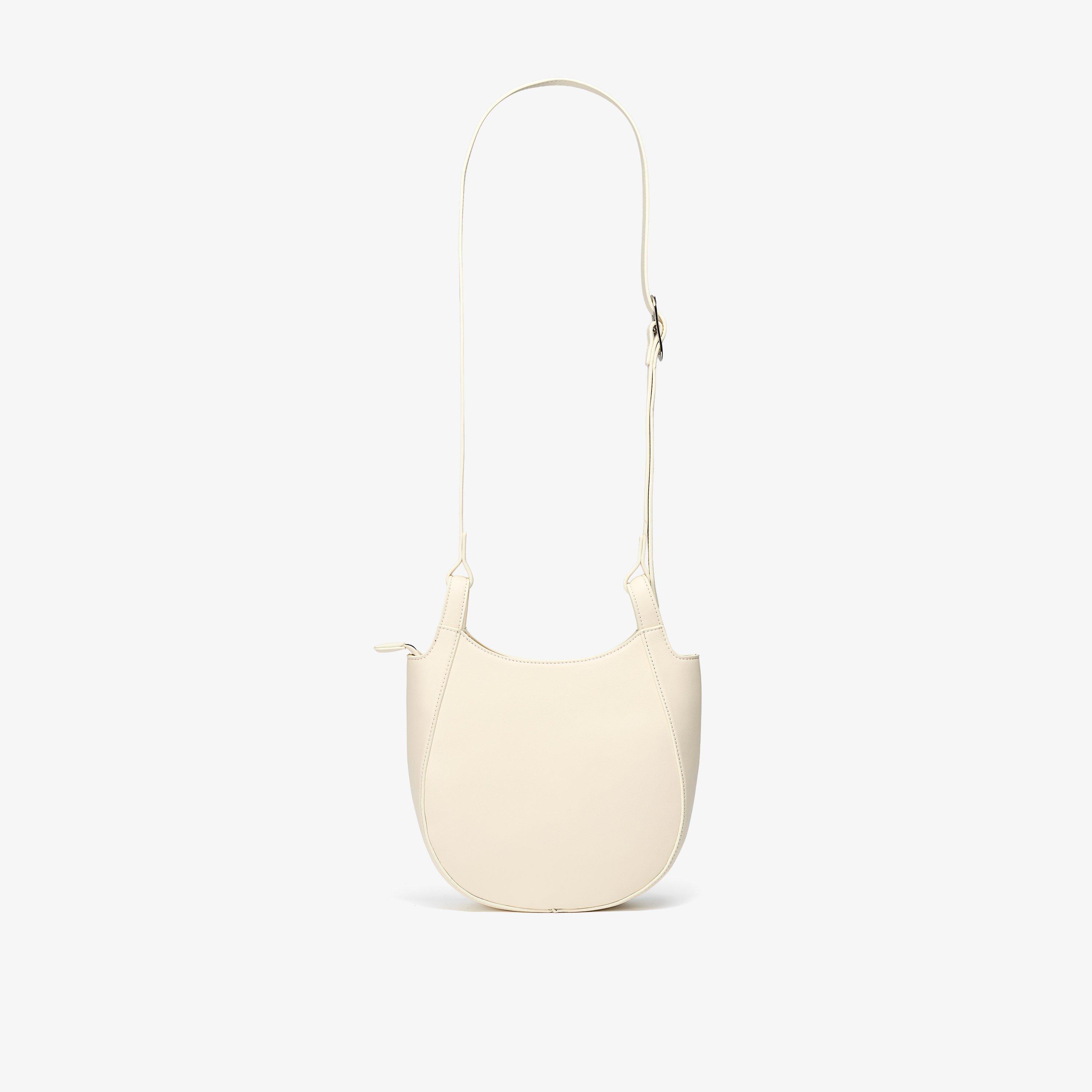 Lyra Saddle Cream Cross Body Bag, view 2 of 6