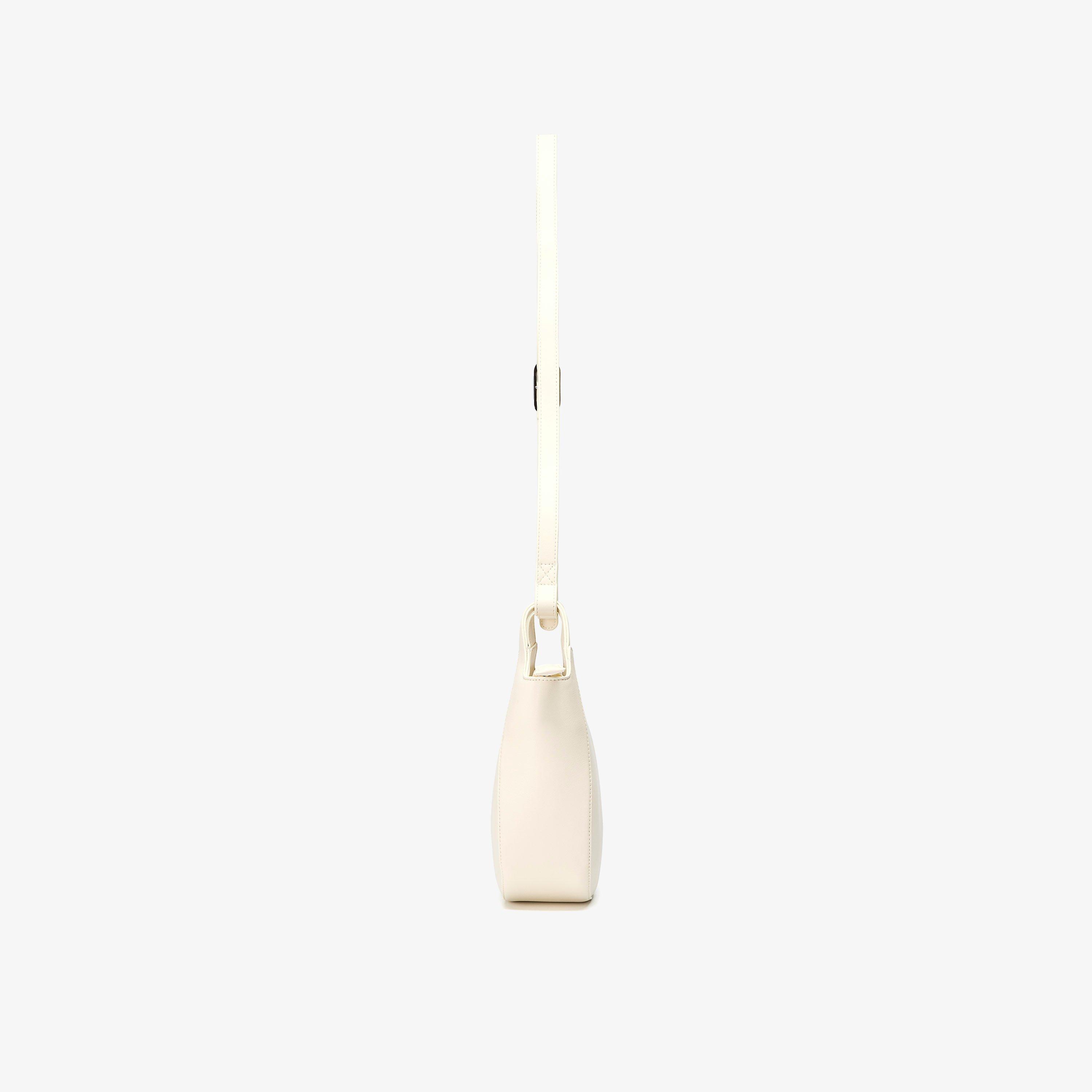 Lyra Saddle Cream Cross Body Bag, view 3 of 6