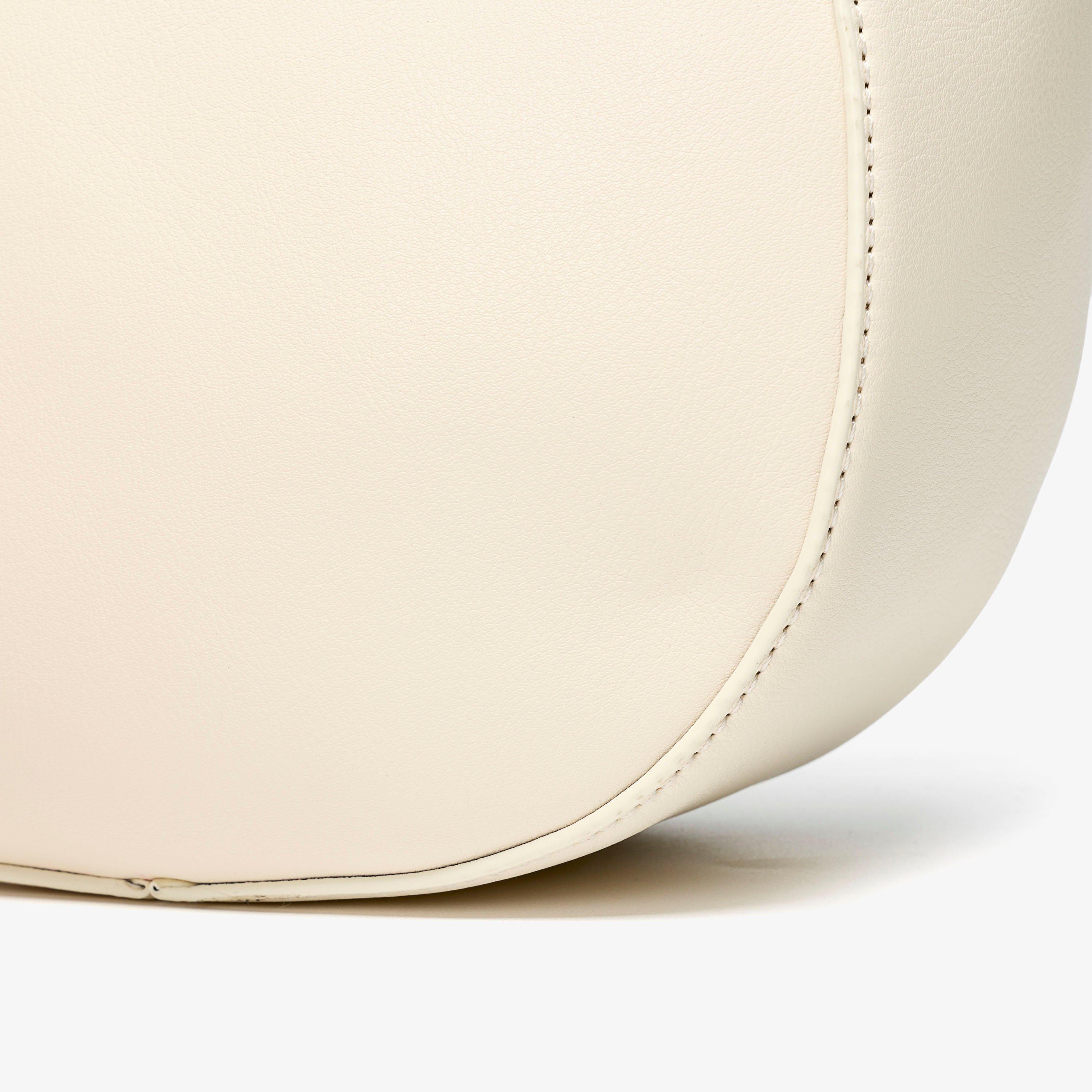 Lyra Saddle Cream Cross Body Bag, view 5 of 6