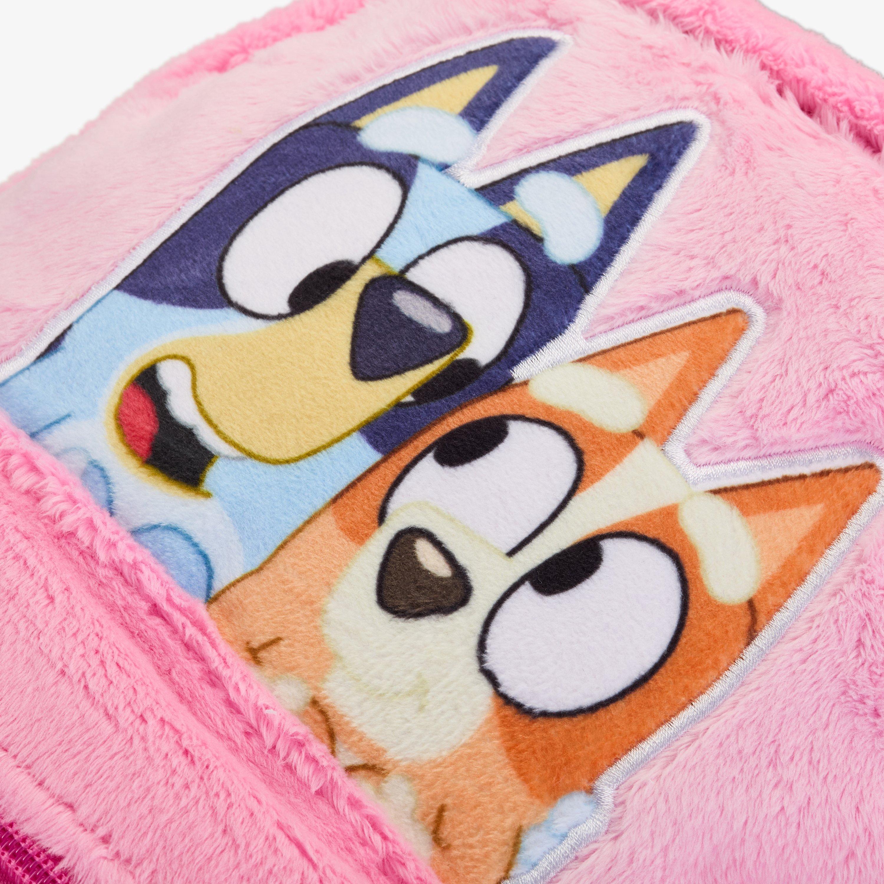 Bluey Plush Backpack — Pink