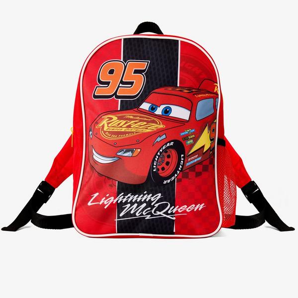 Cars Plain Backpack — Red