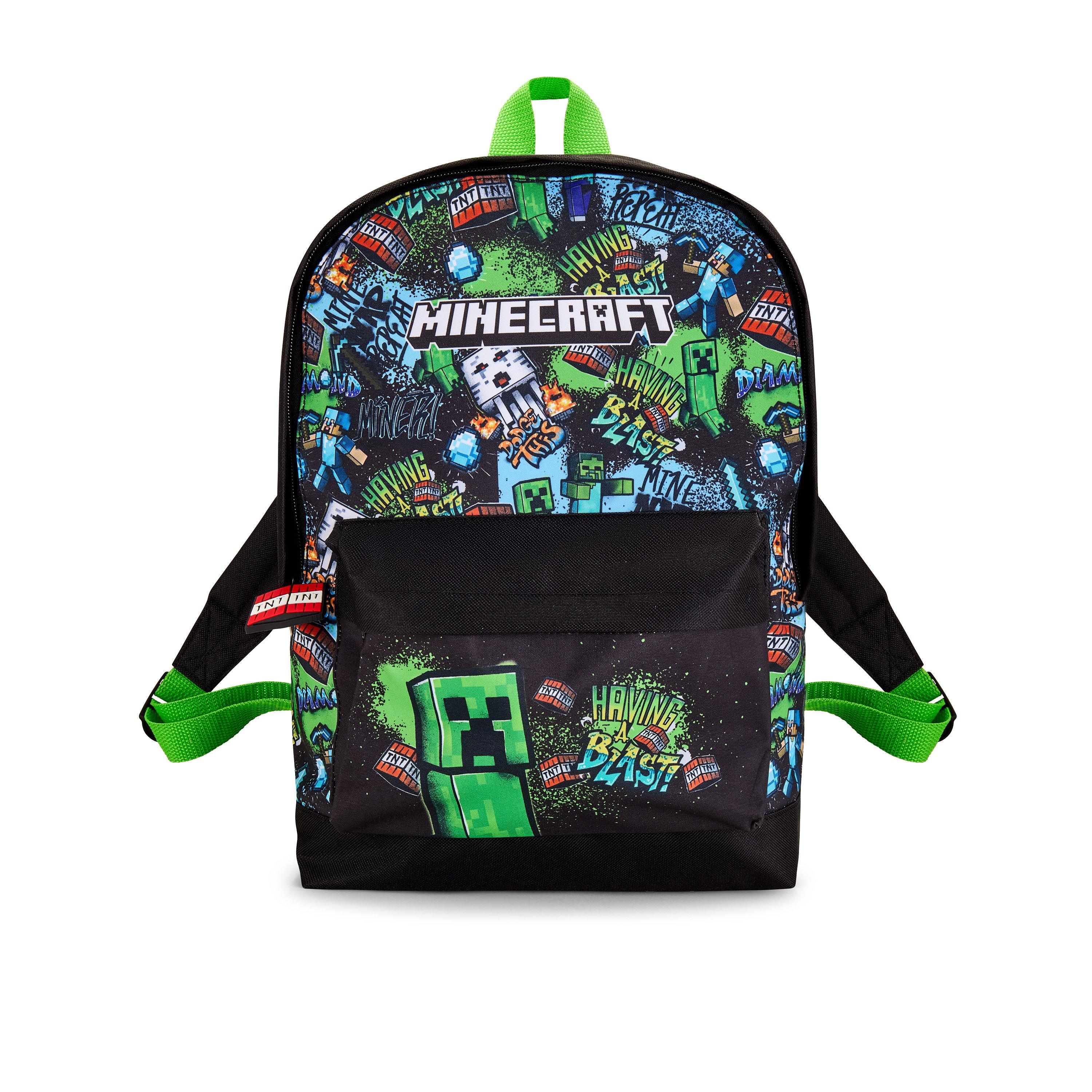 Minecraft Backpack Green/Black Backpack, view 1 of 3