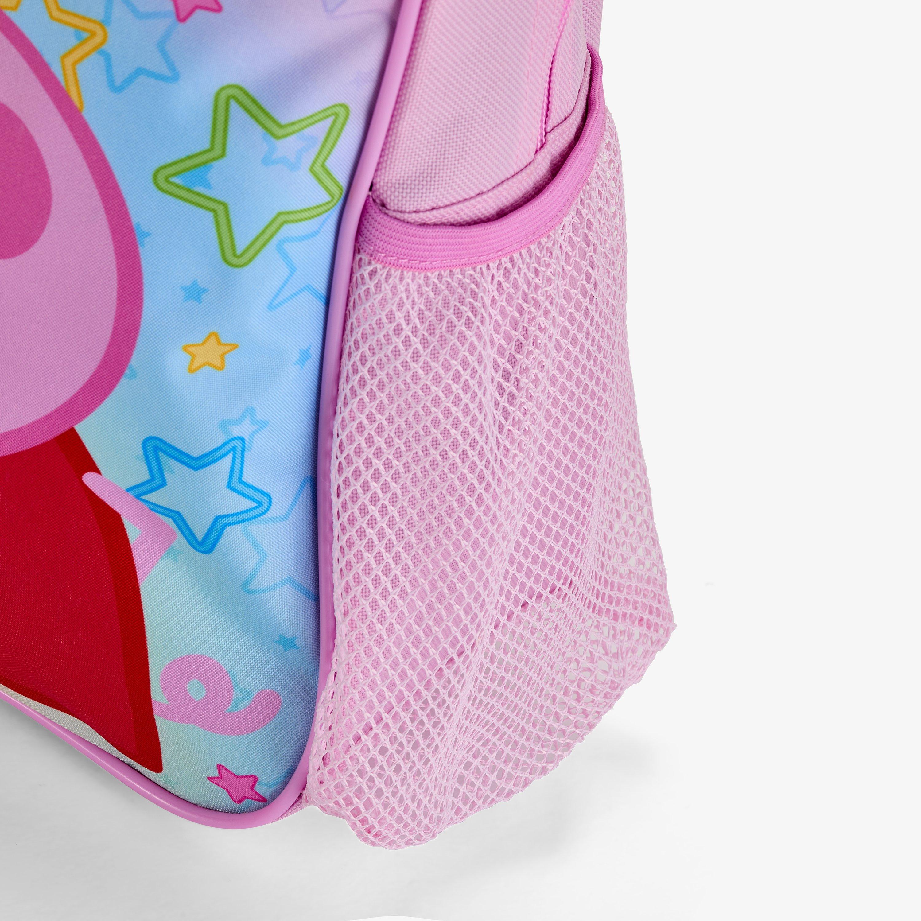 Peppa Stars Backpack Pink Combination Backpack, view 3 of 4