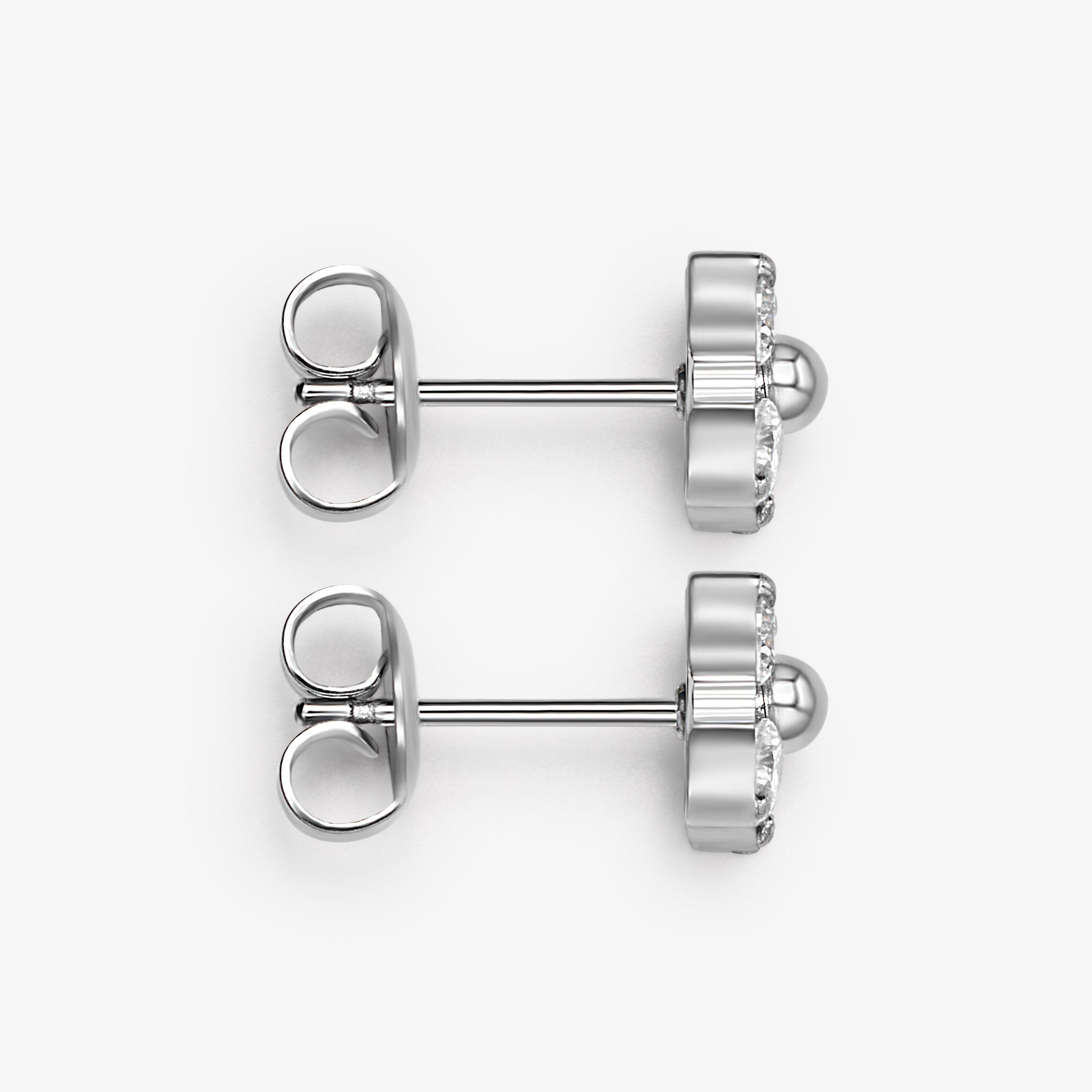 Blossom Stud Earrings — Silver