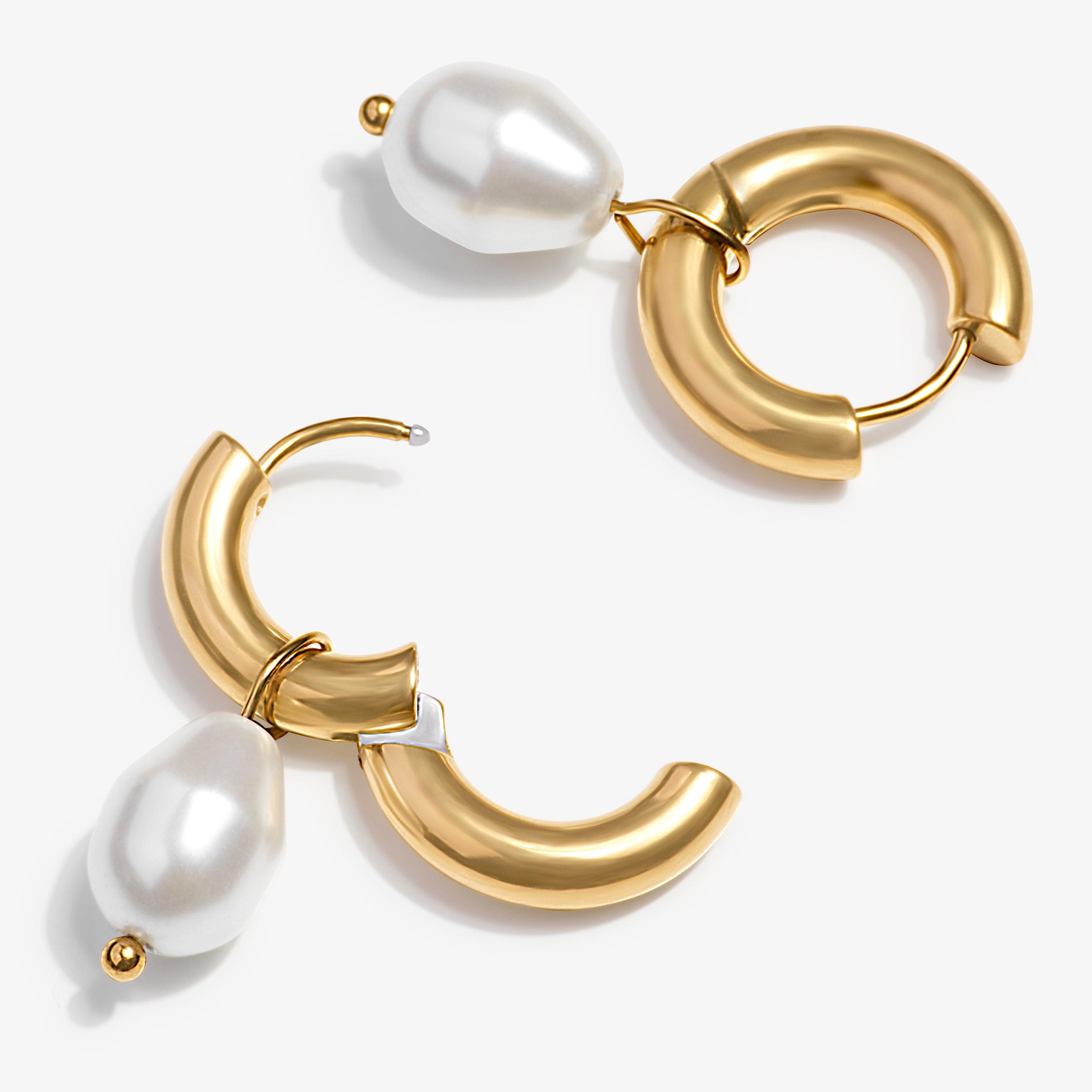 Charm Droplet Earrings — Gold