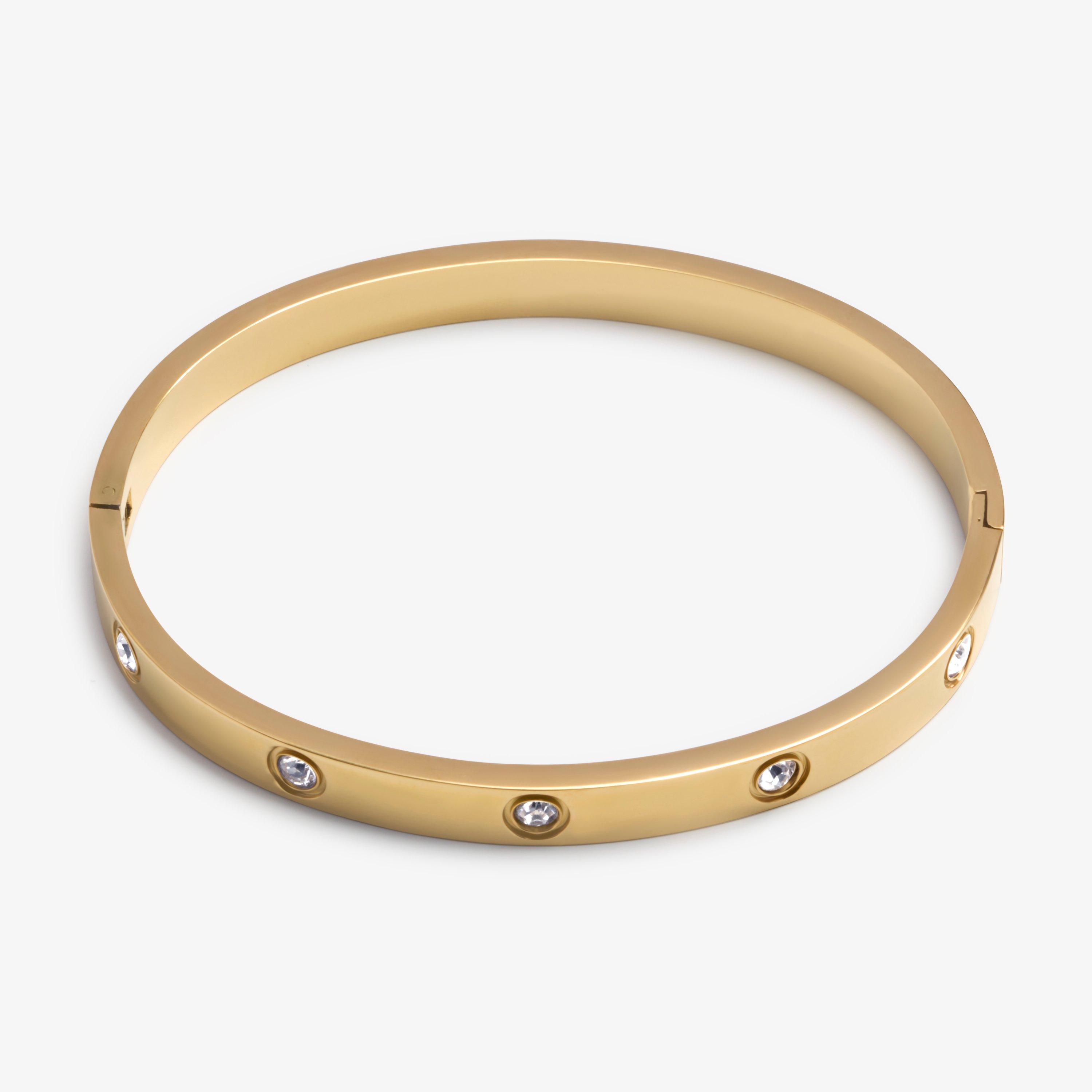 Cheri Band Bracelet Gold Bracelets, view 1 of 2