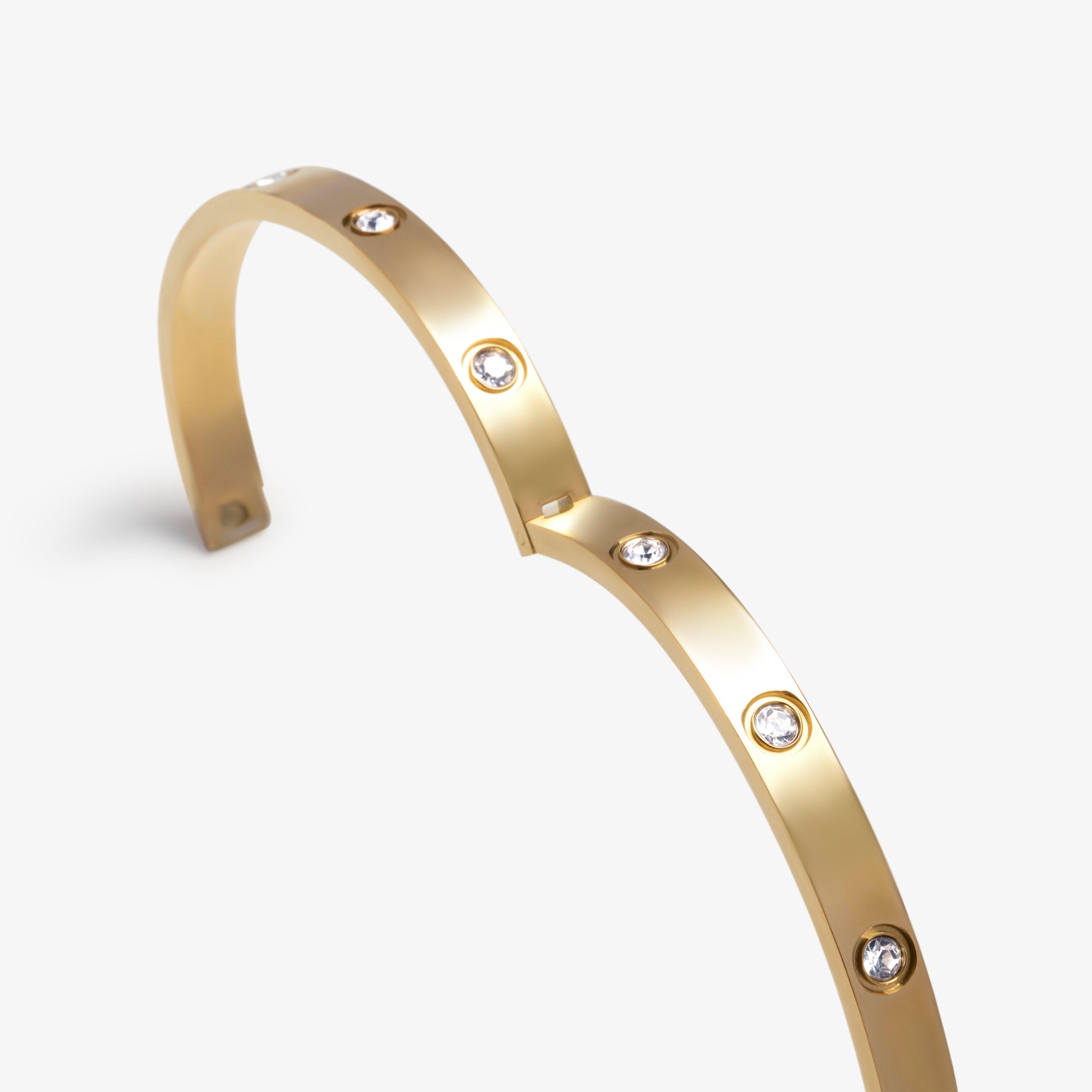 Cheri Band Bracelet — Gold (alternate view)