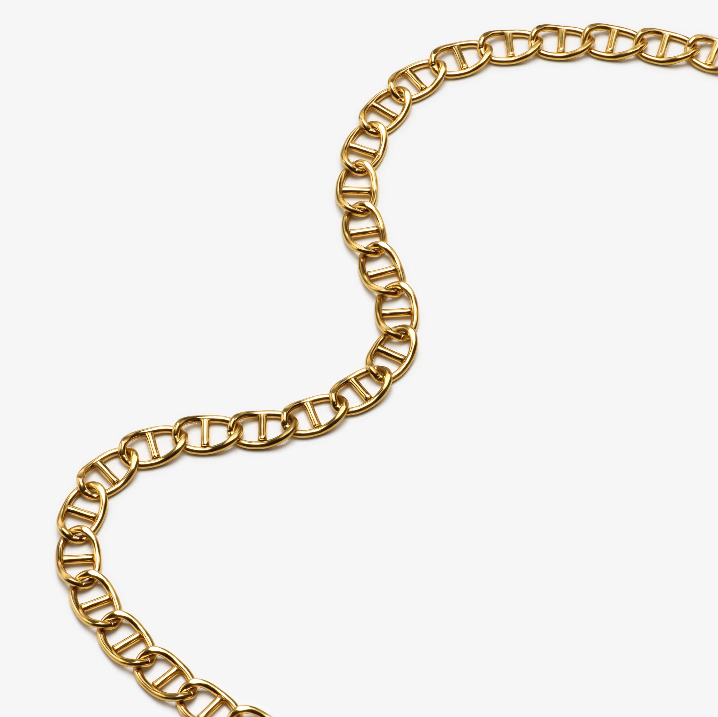 Chunky Link Necklace — Gold