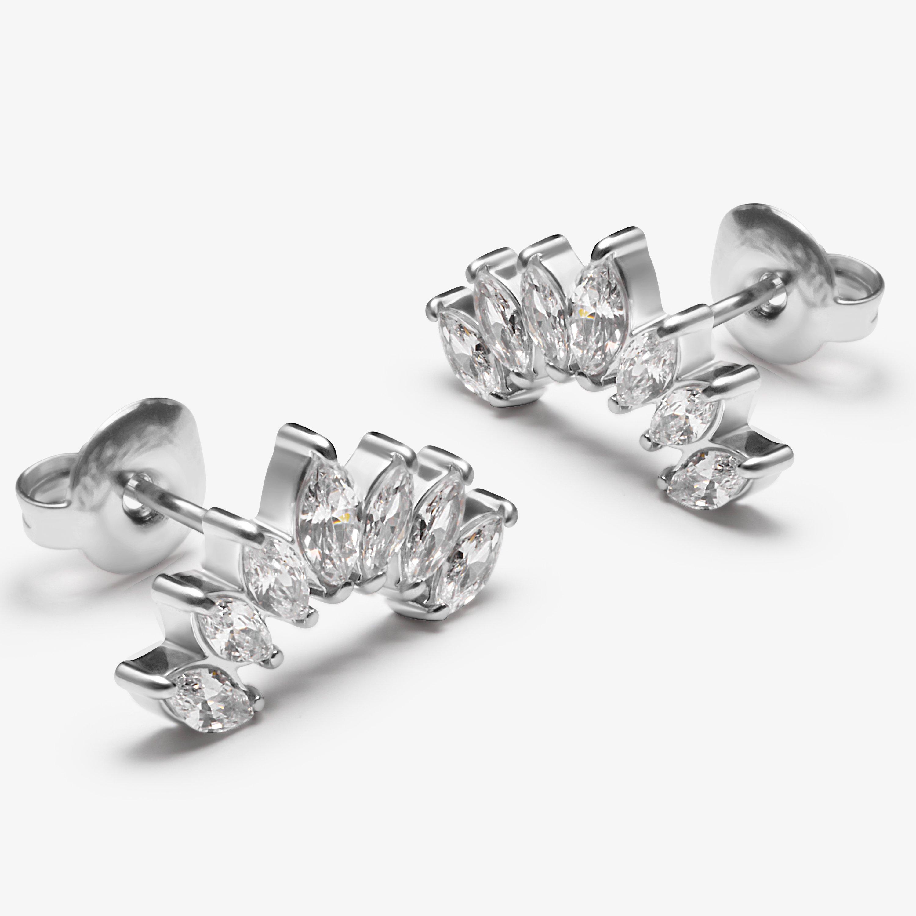 Cluster Stud — Silver