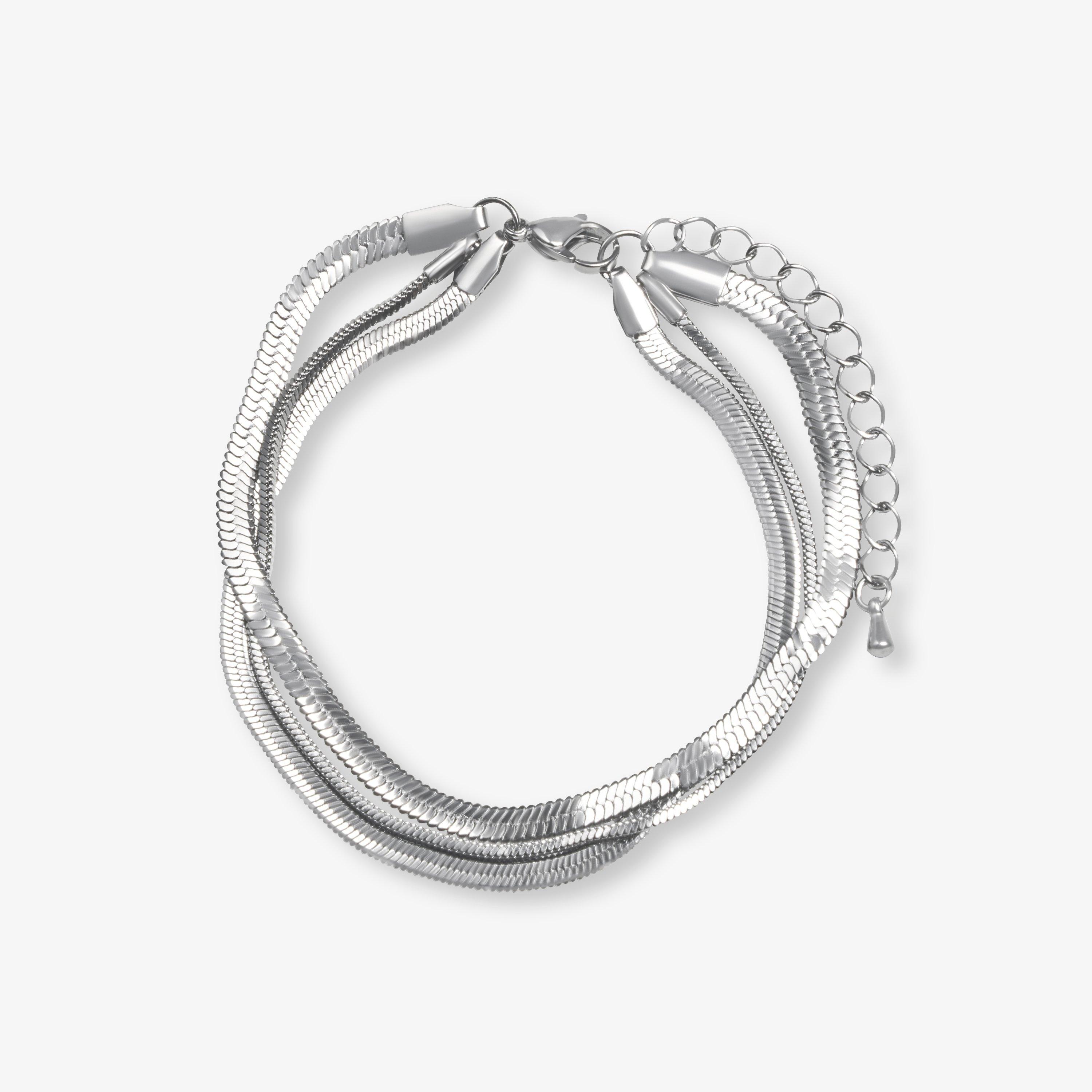 Corin Layer Bracelet Silver Bracelets, view 1 of 2