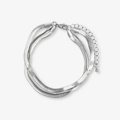 Corin Layer Bracelet — Silver 1