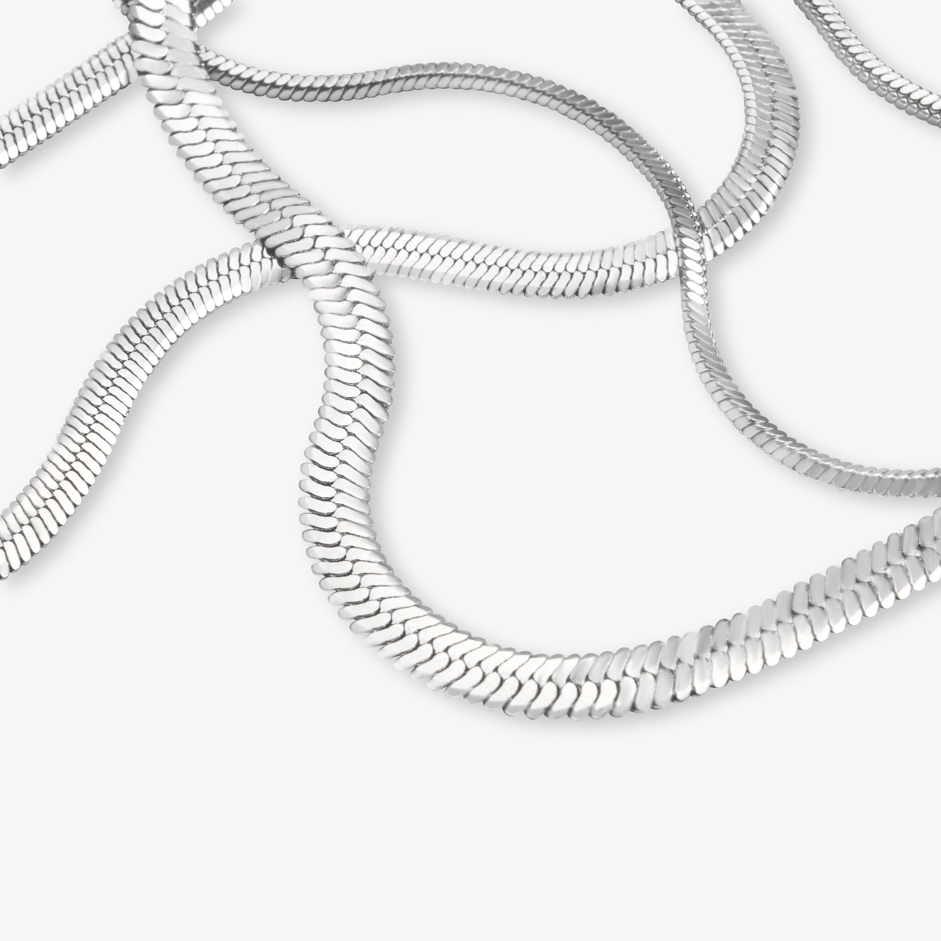 Corin Layer Bracelet — Silver (alternate view)
