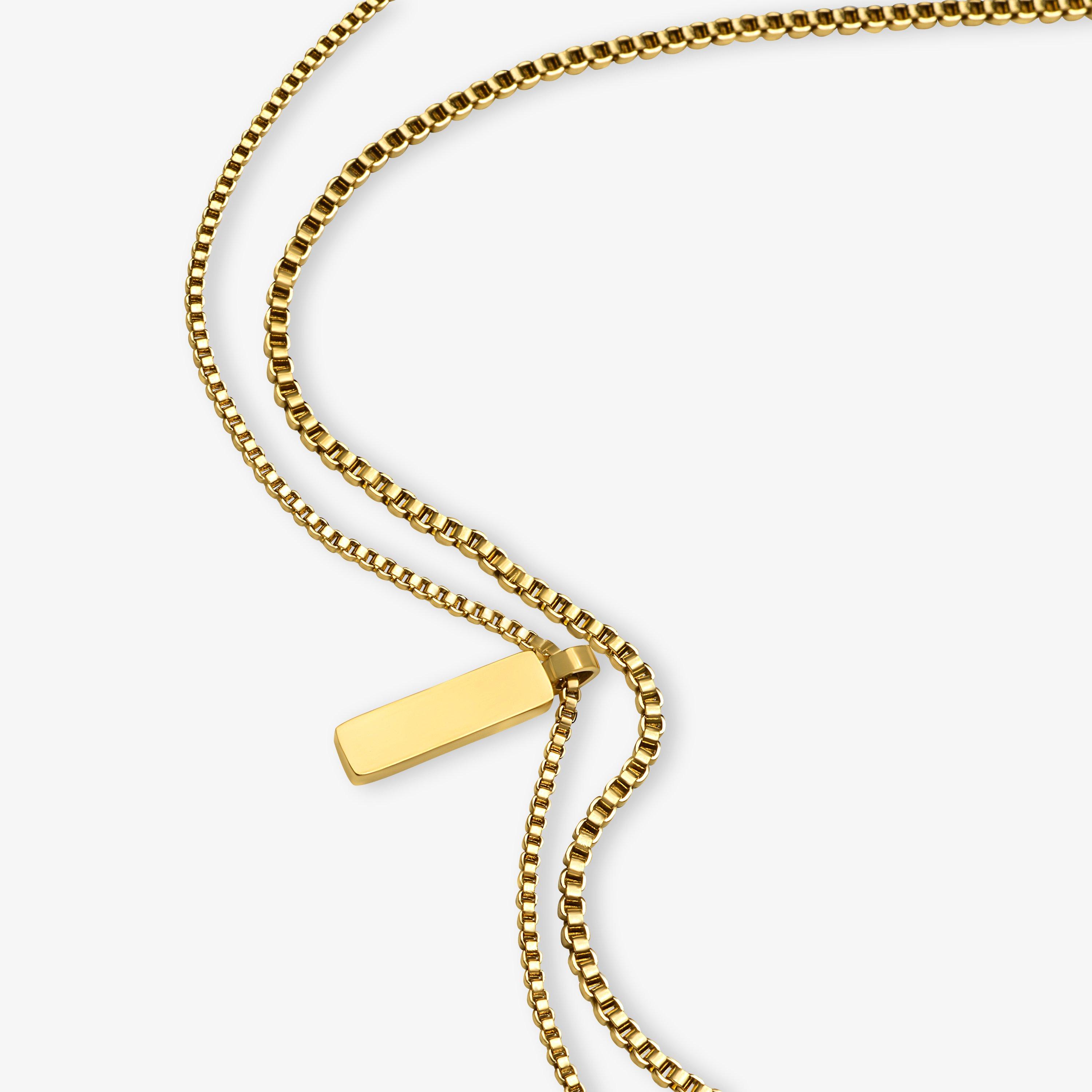 Droplet Layer Necklace  — Gold
