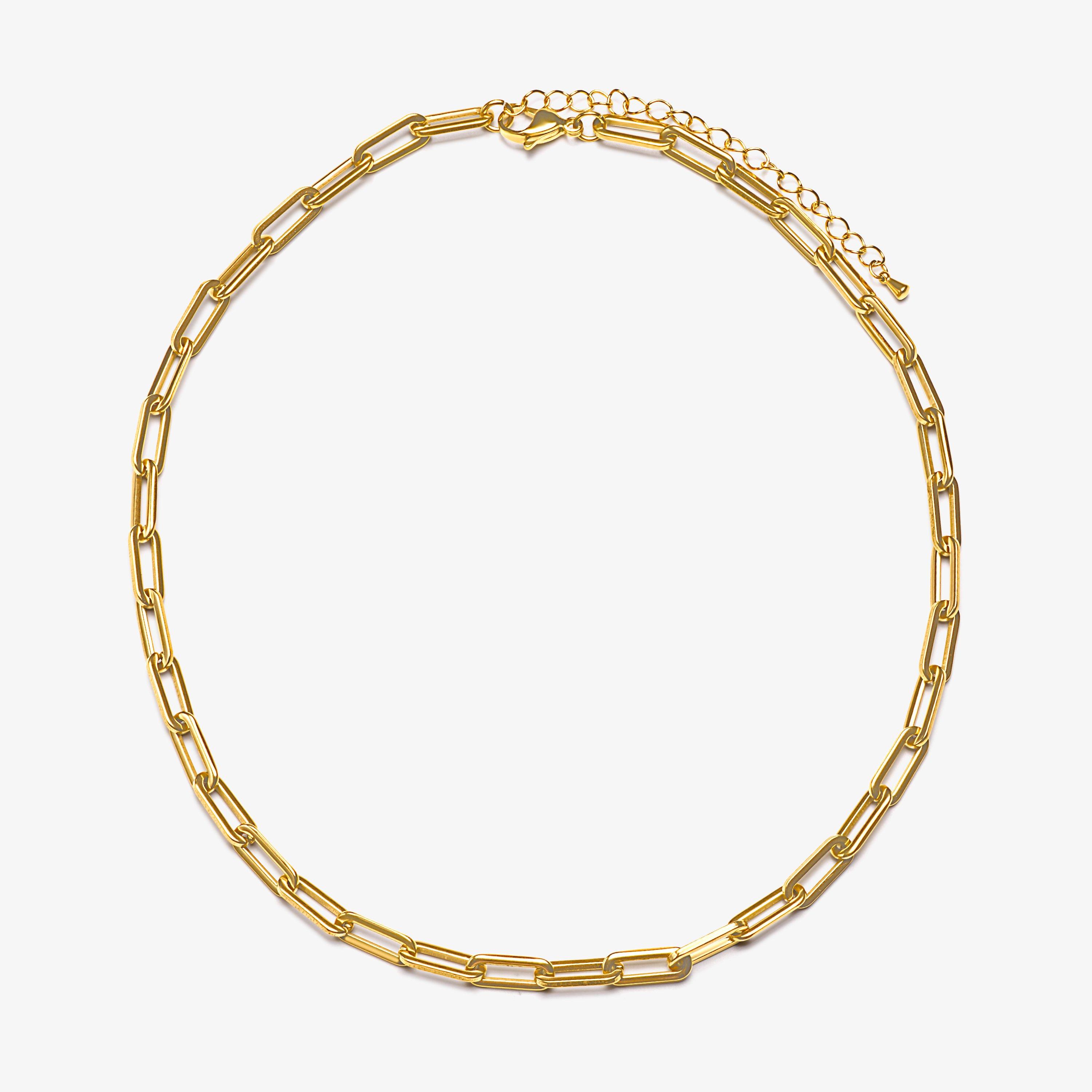 Link Chain NL Gold Plated Necklaces, view 1 of 2