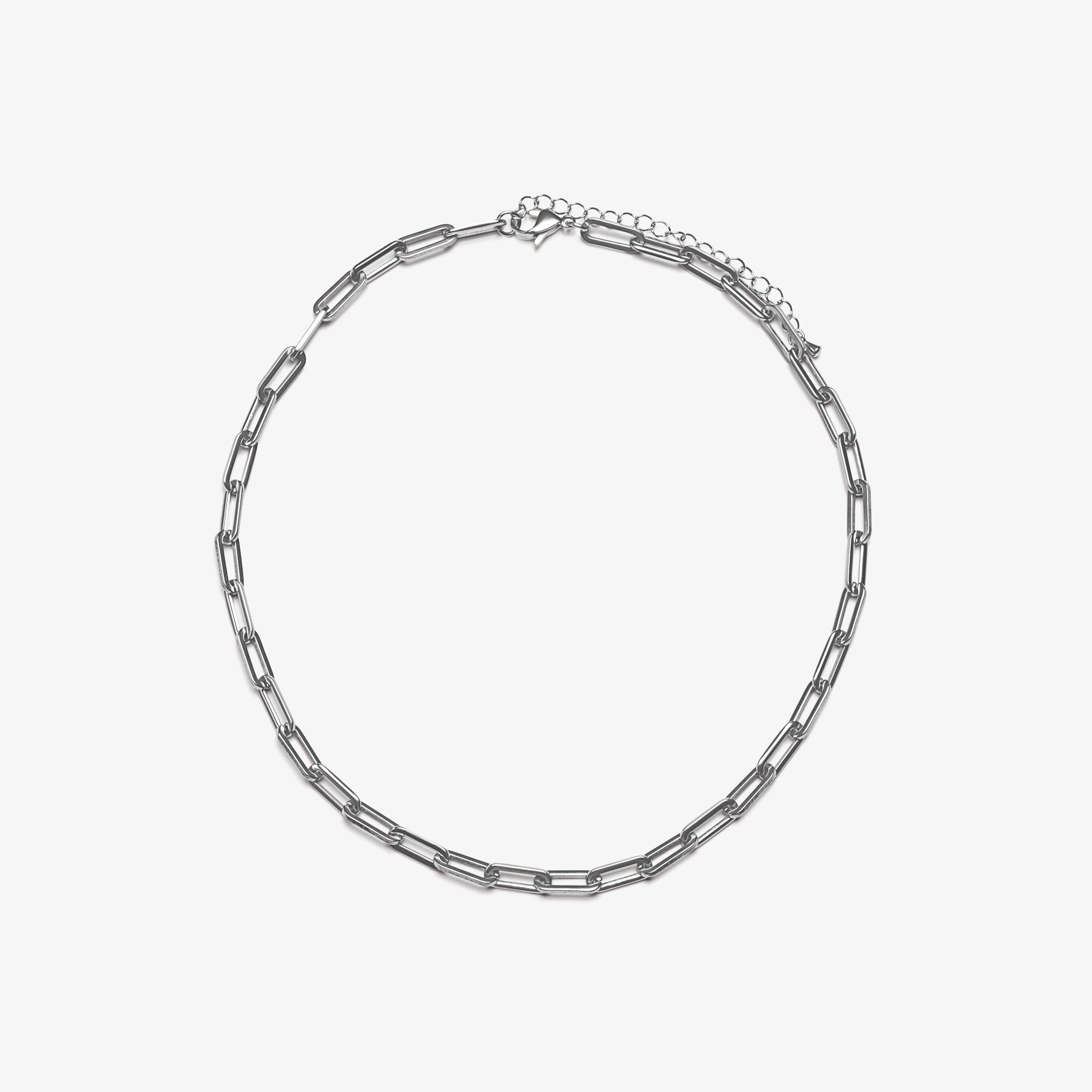 Link Chain NL Silver Effect Necklaces, view 1 of 2