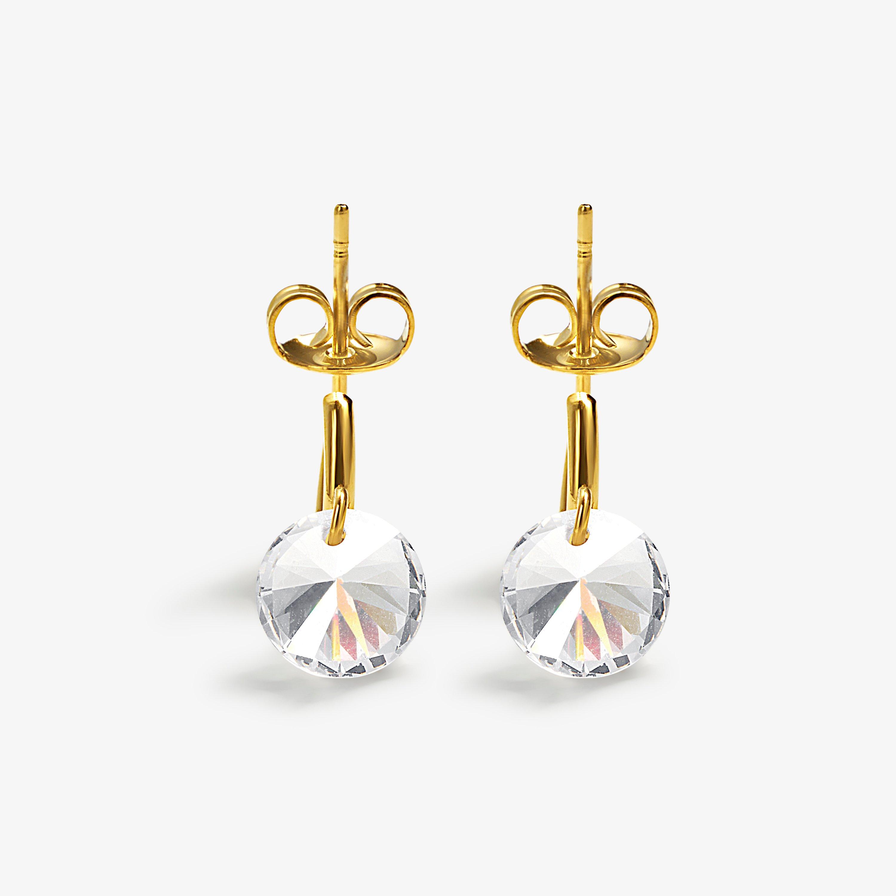 Luxe Droplet Earrings Gold Earrings, view 1 of 2