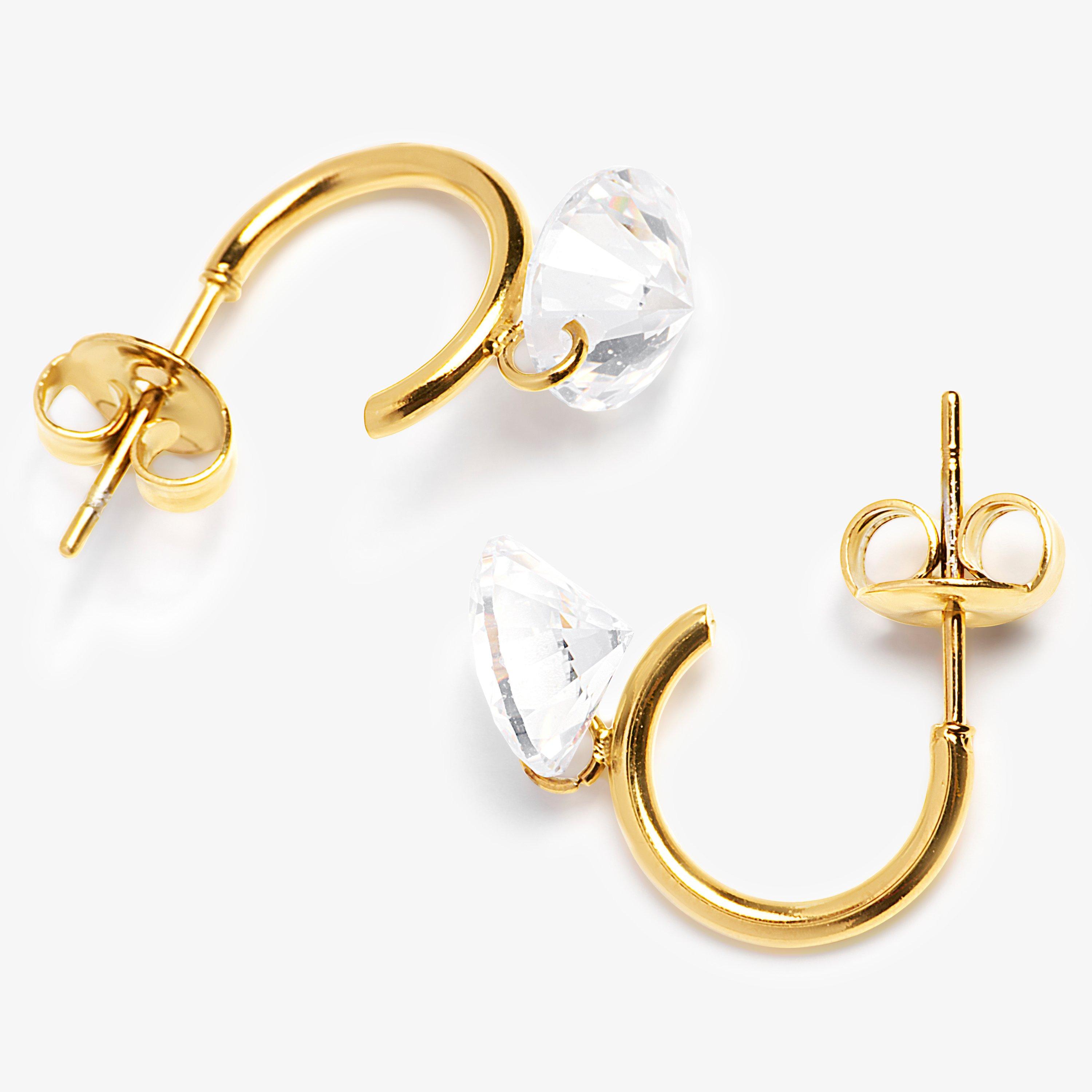 Luxe Droplet Earrings — Gold (alternate view)