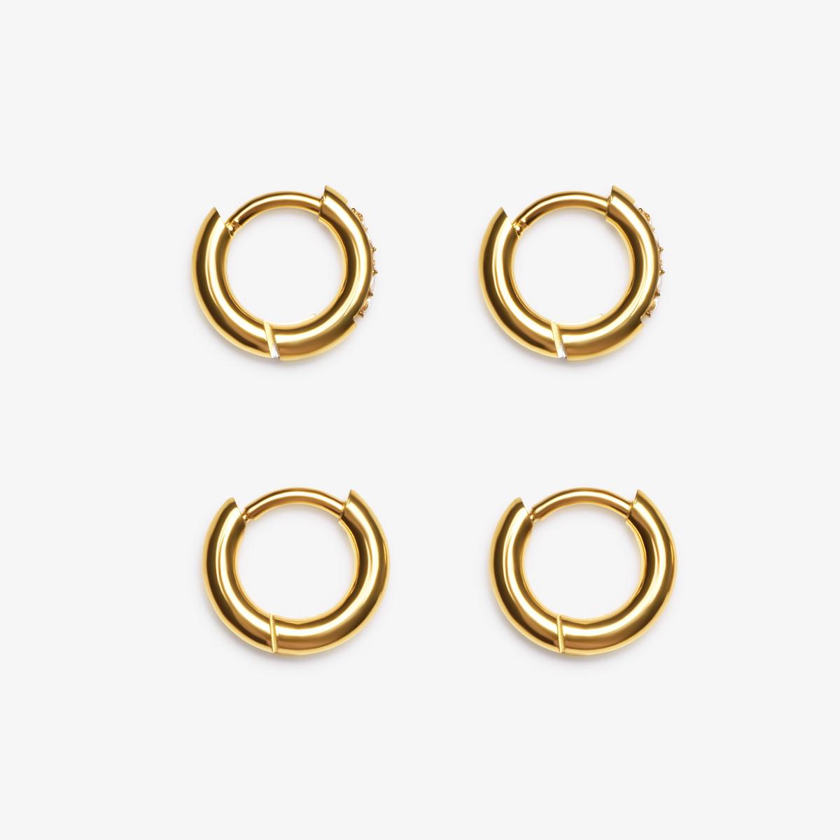 Luxe Huggie 2 pack — Gold