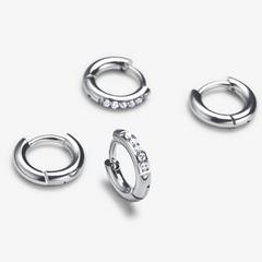 Luxe Huggie 2 pack — Silver 2