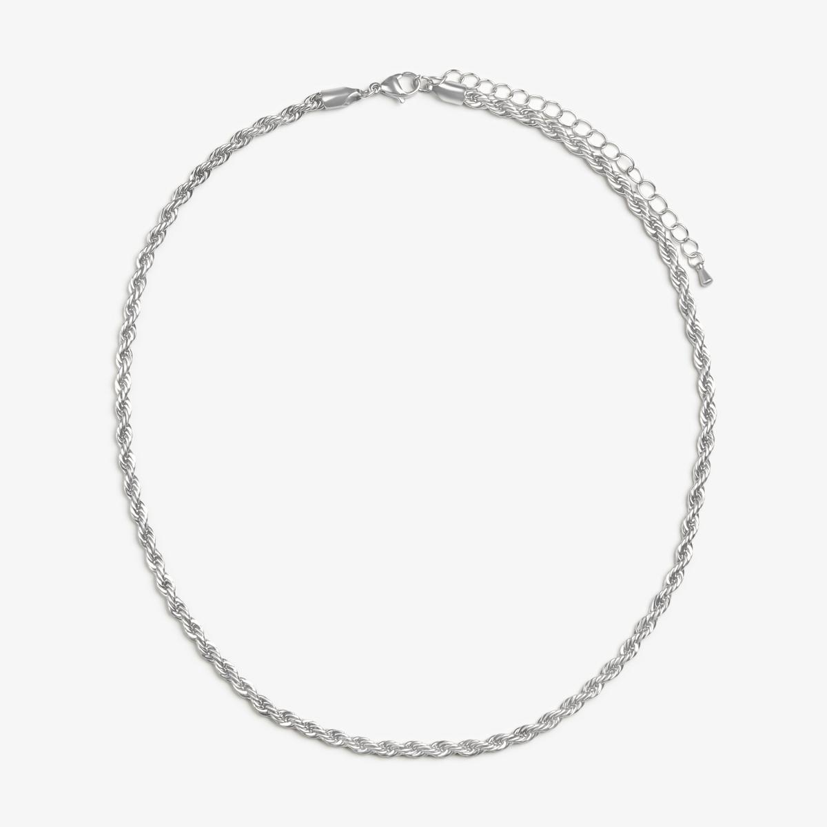 Mira Twist Necklace  — Silver