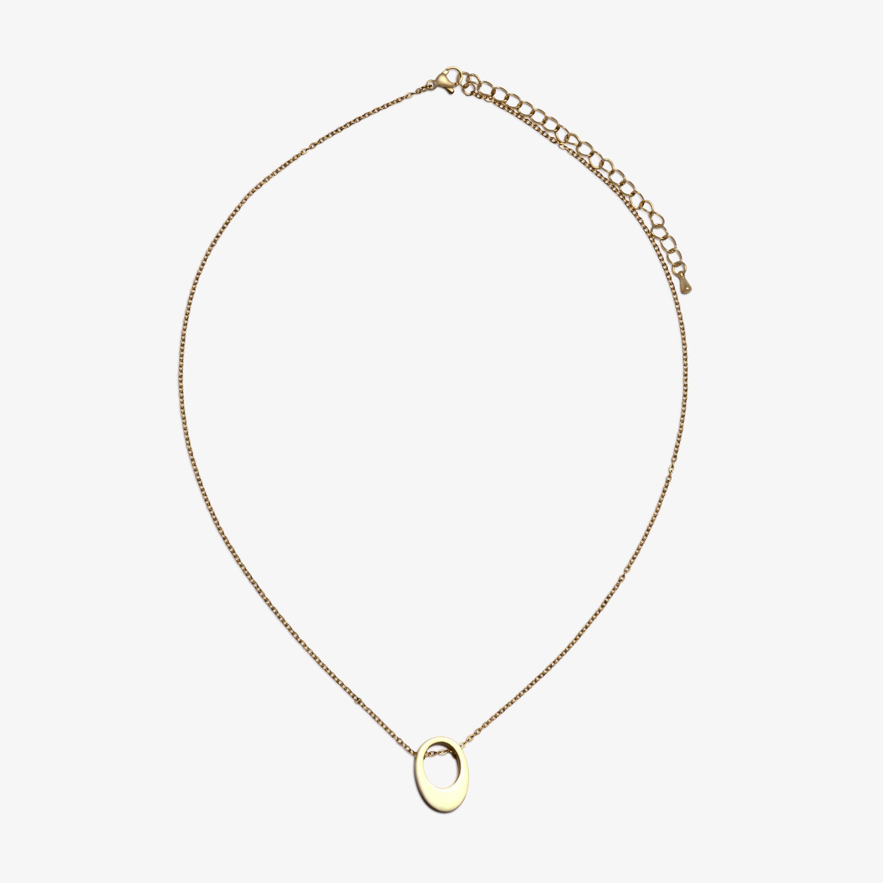 Molten Loop Necklace  Gold Necklaces, view 1 of 2