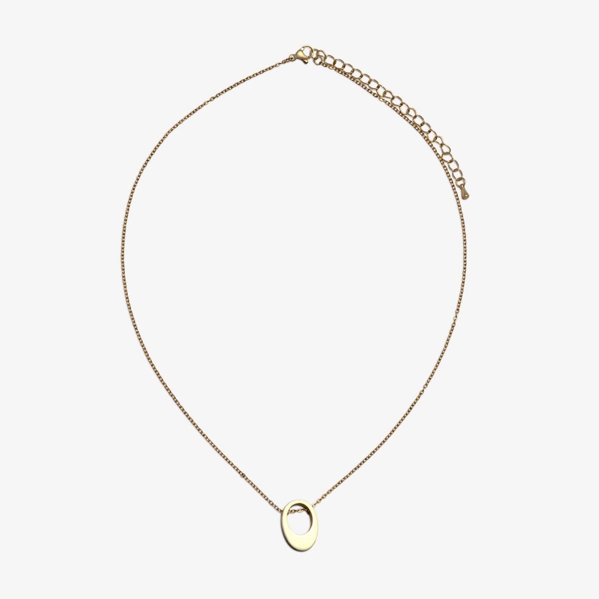 Molten Loop Necklace  — Gold