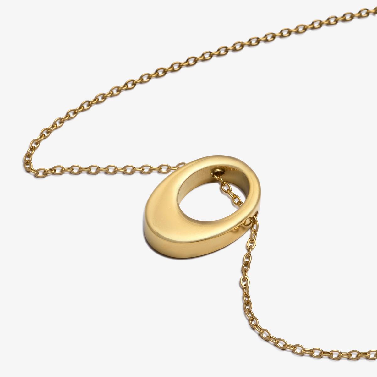 Molten Loop Necklace  — Gold