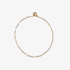 Molten TBar Necklace — Gold 1