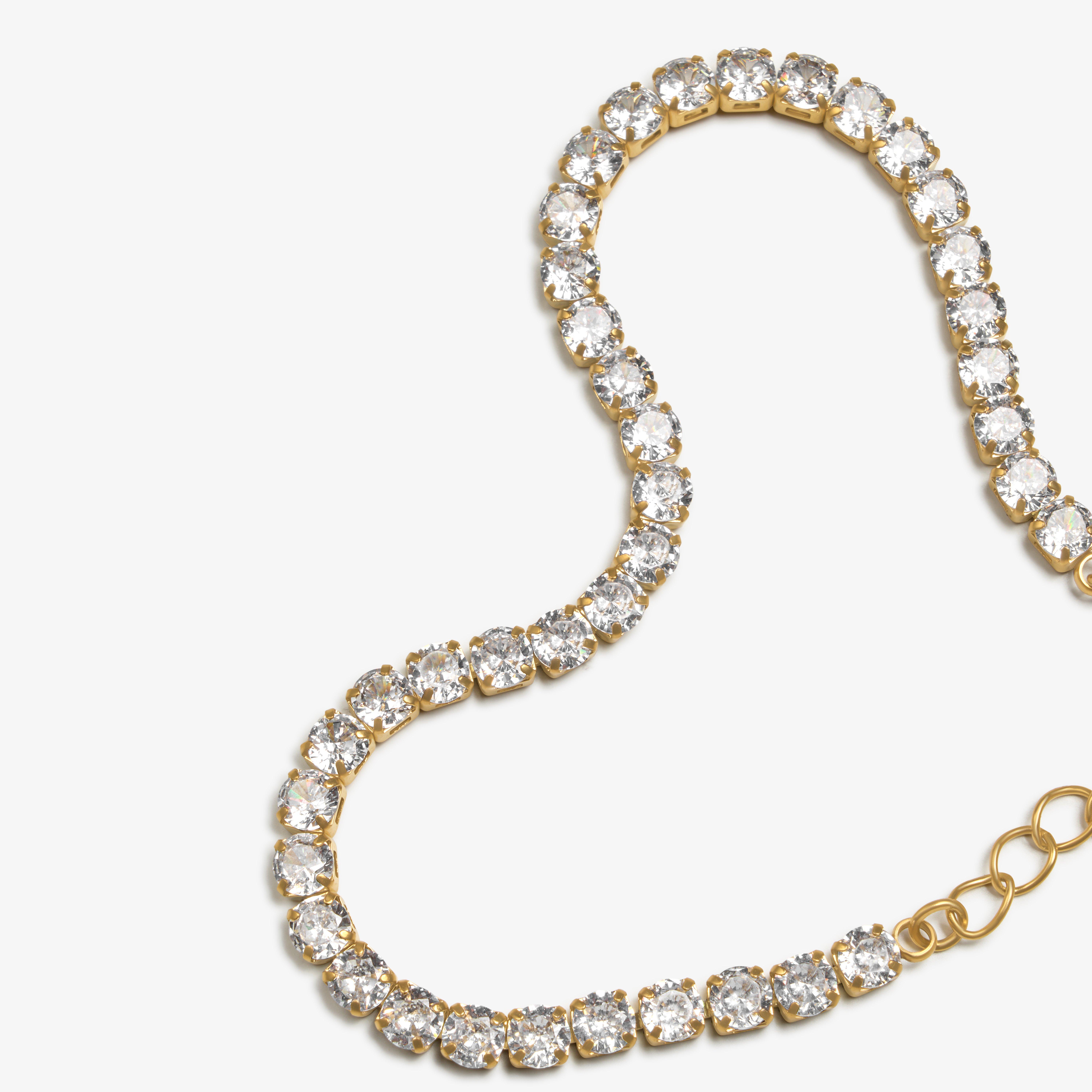 Rosalia Tennis Bracelet  — Gold (alternate view)