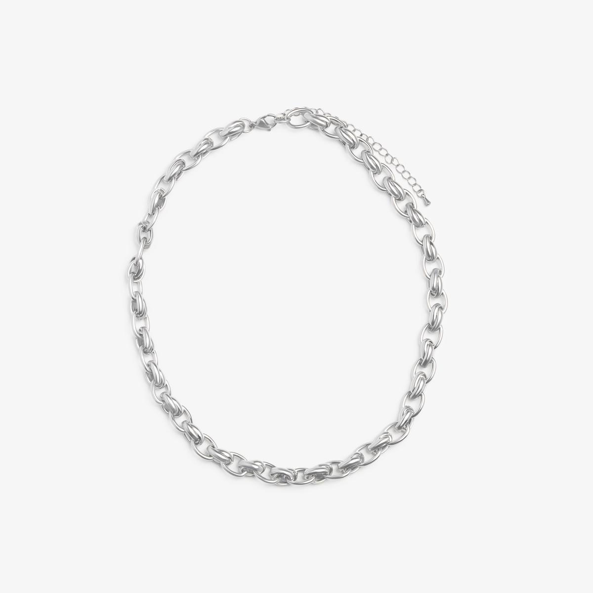 Silvara Necklace — Silver