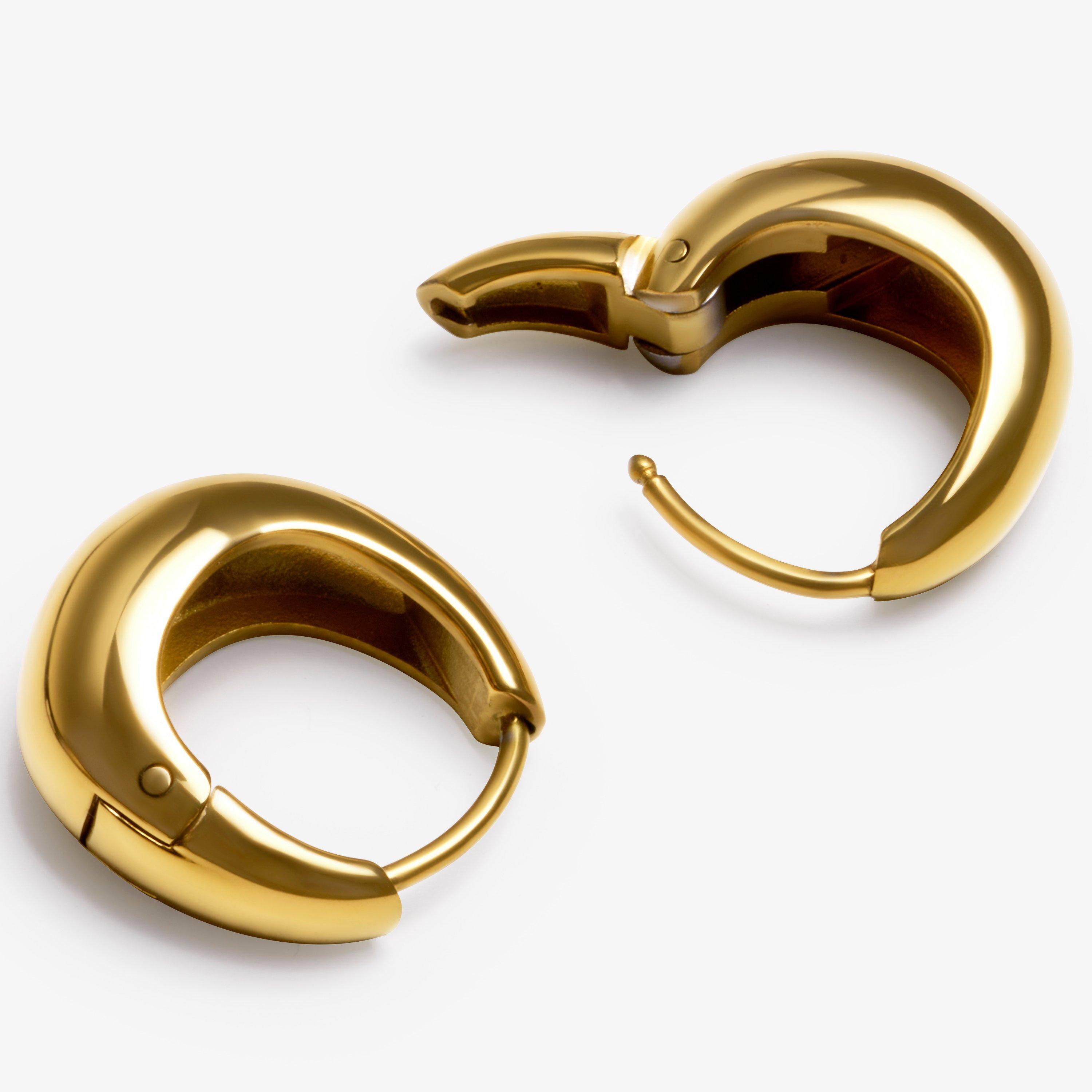 Tear Huggie — Gold (alternate view)