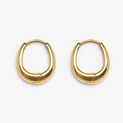 Teardop Huggie — Gold 1