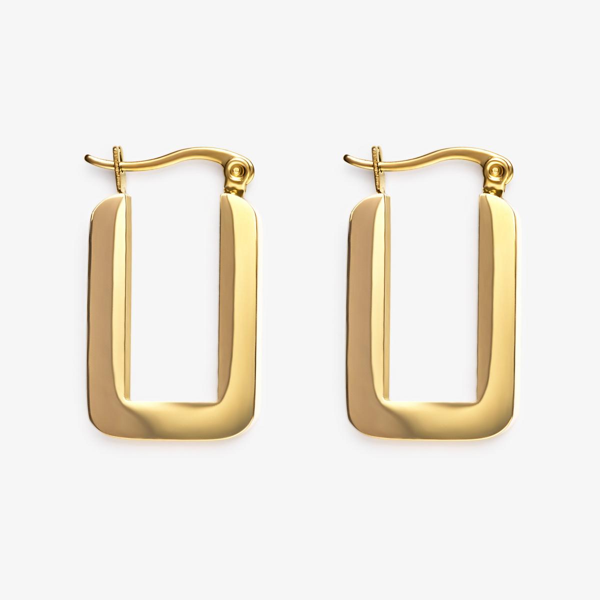 Geo Huggie — Gold