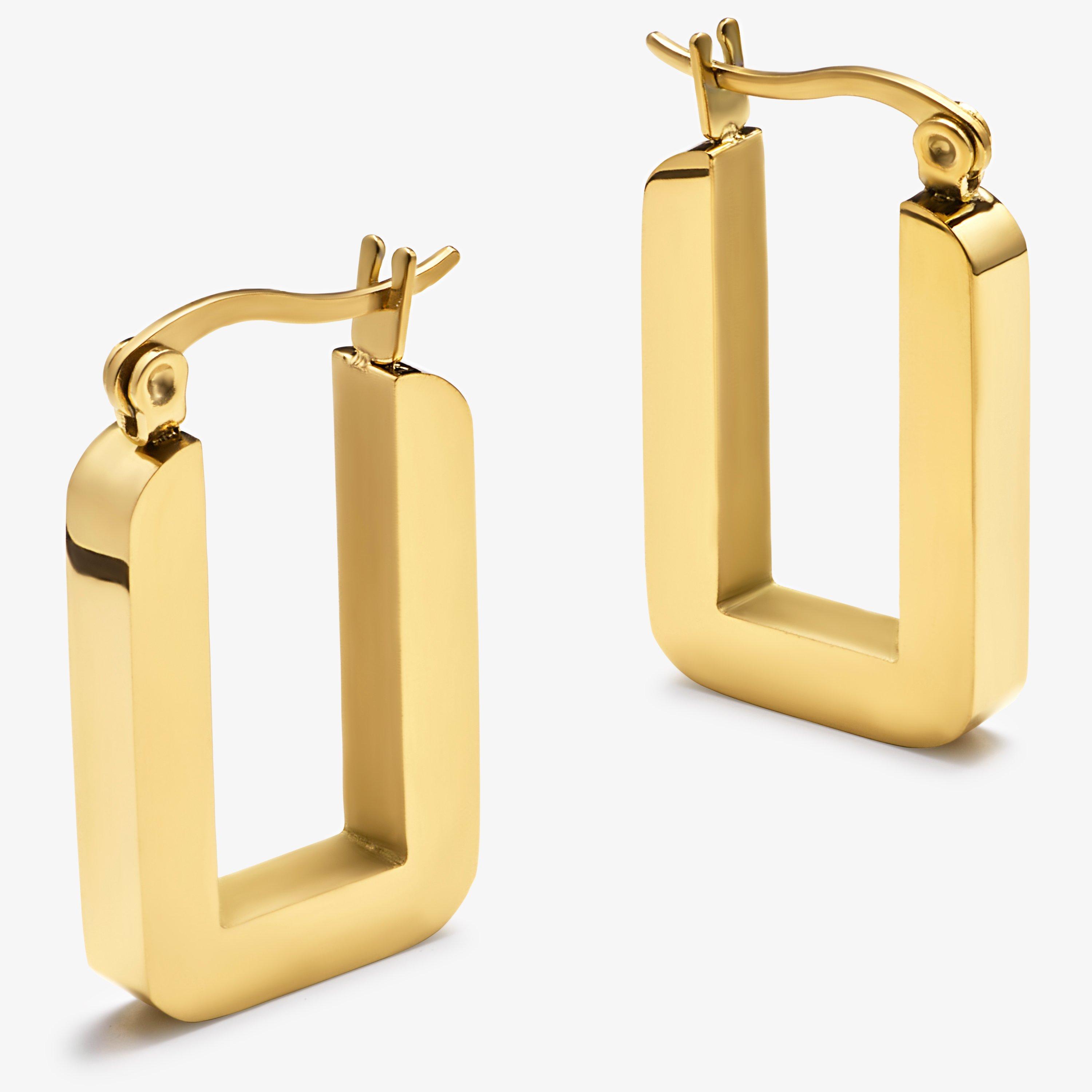 Geo Huggie — Gold