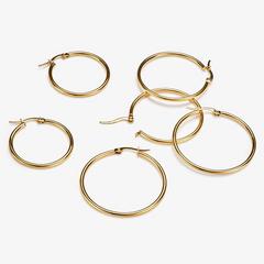 Minimal Hoop 3 pack — Gold 2