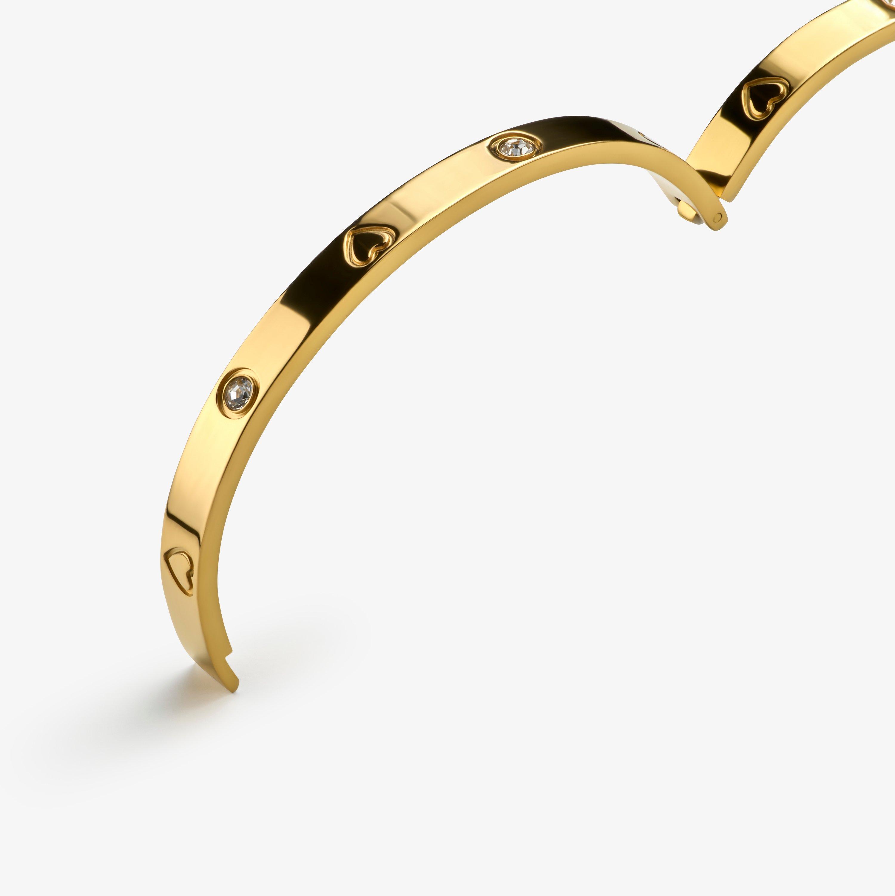 Amora Bangle  — Gold (alternate view)