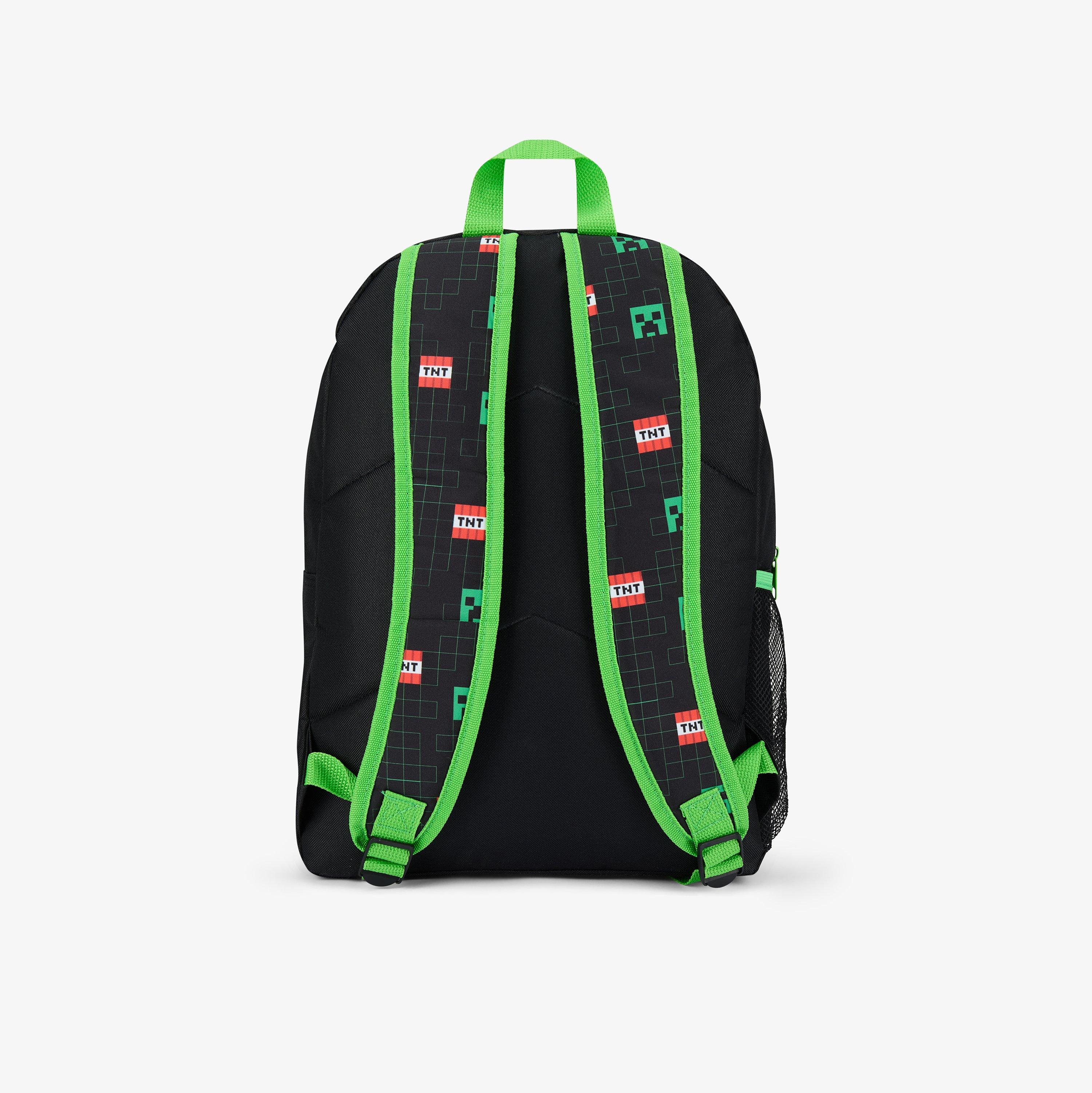 Minecraft Large Green Combination Backpack, view 2 of 5