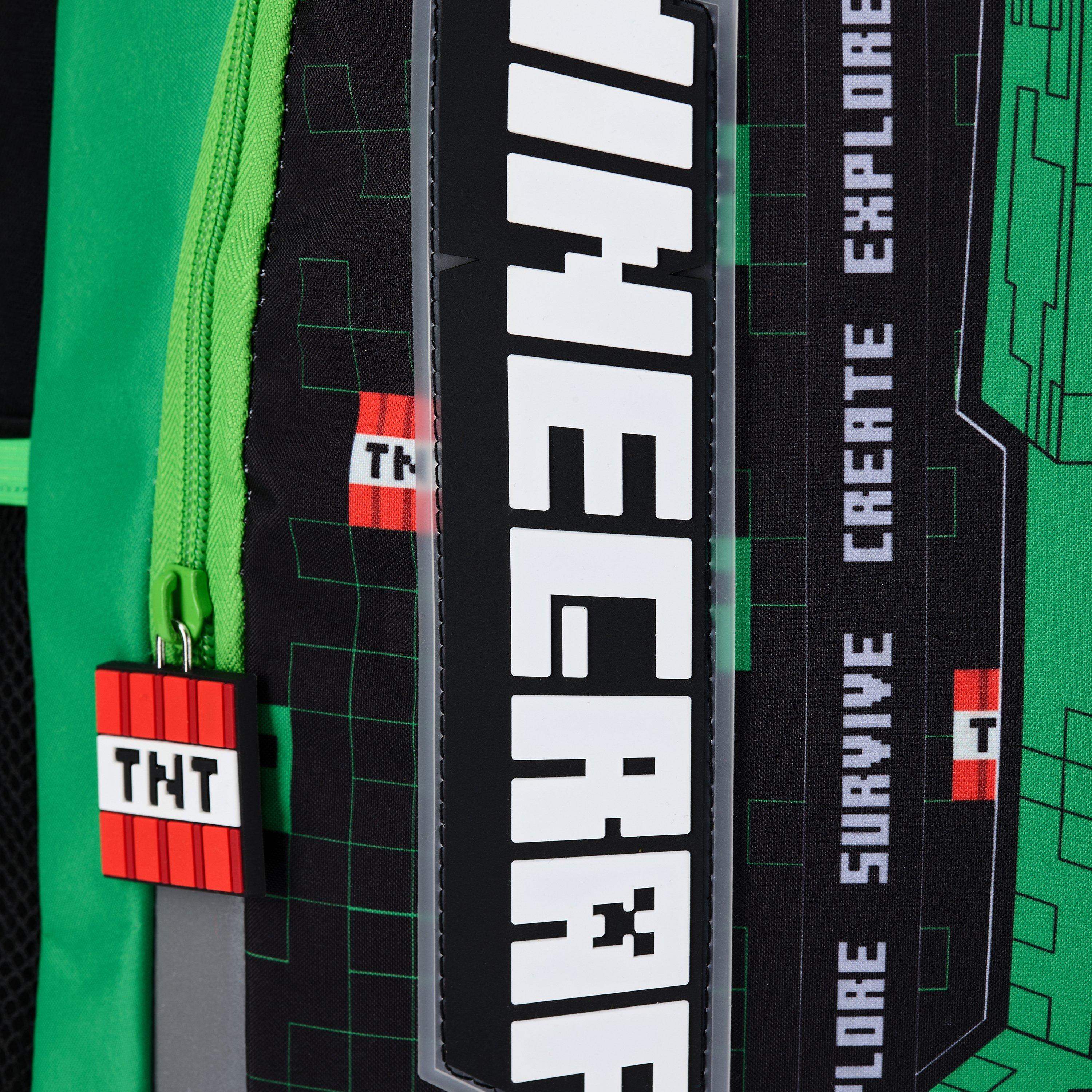 Minecraft Large Green Combination Backpack, view 4 of 5