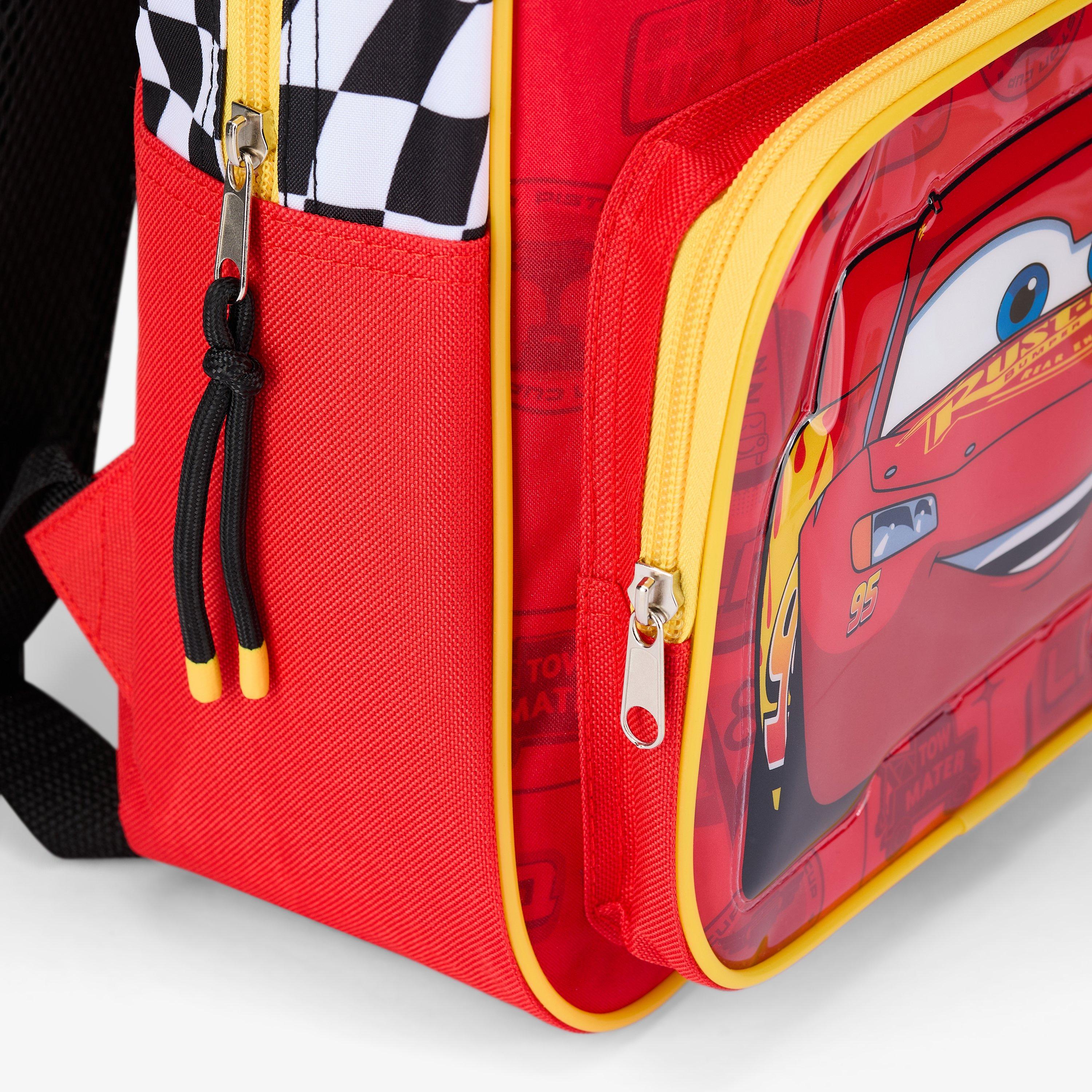 McQueen Small Backpack Red Combination Backpack, view 3 of 4
