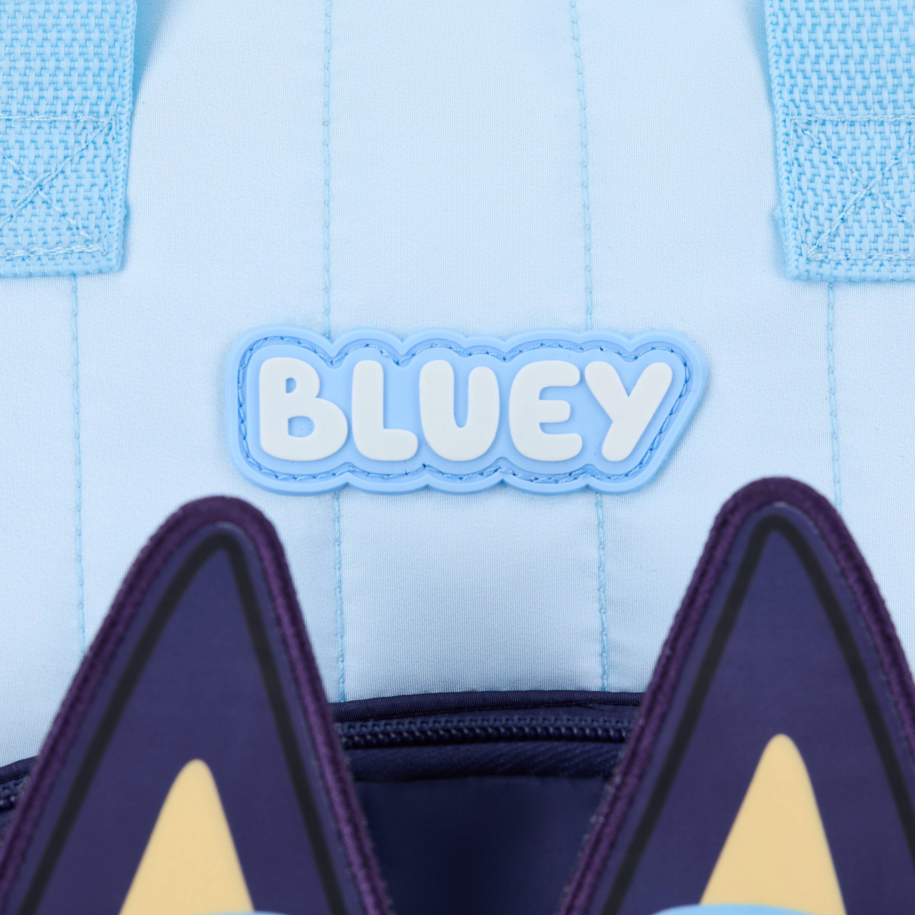 Bluey Quilt Backpack Pale Blue Backpack, view 6 of 6