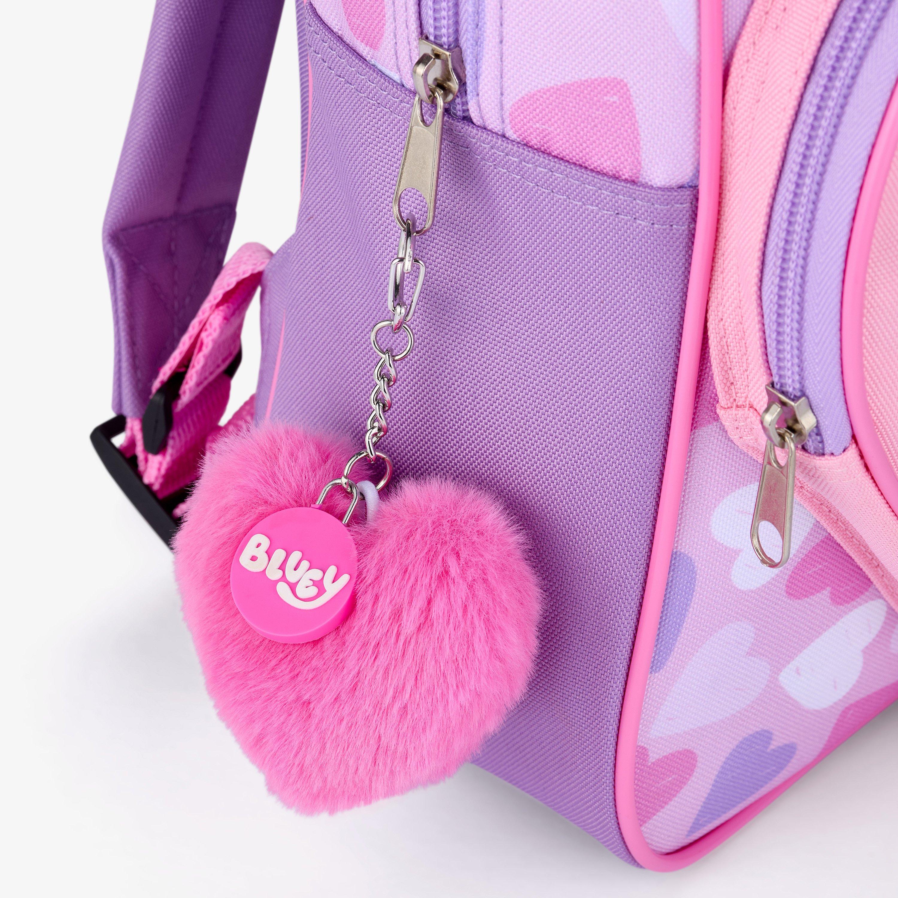 Bluey Heart Bag Pink Backpack, view 4 of 4