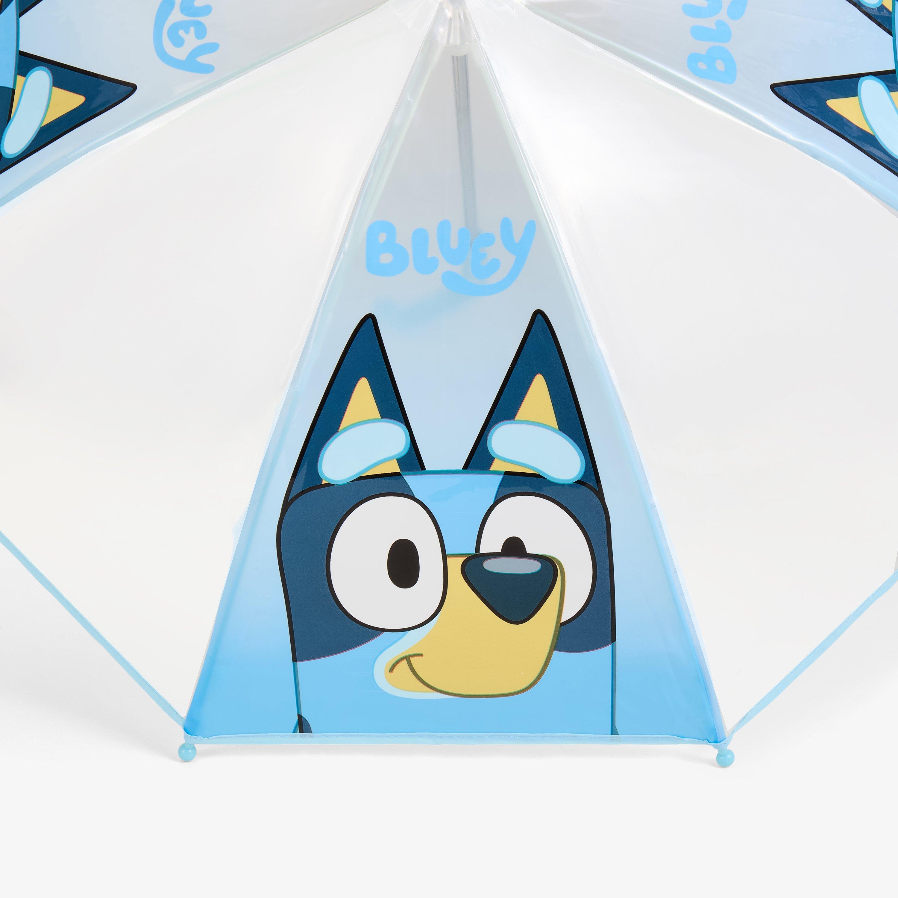 Bluey Face Umbrella — Blue