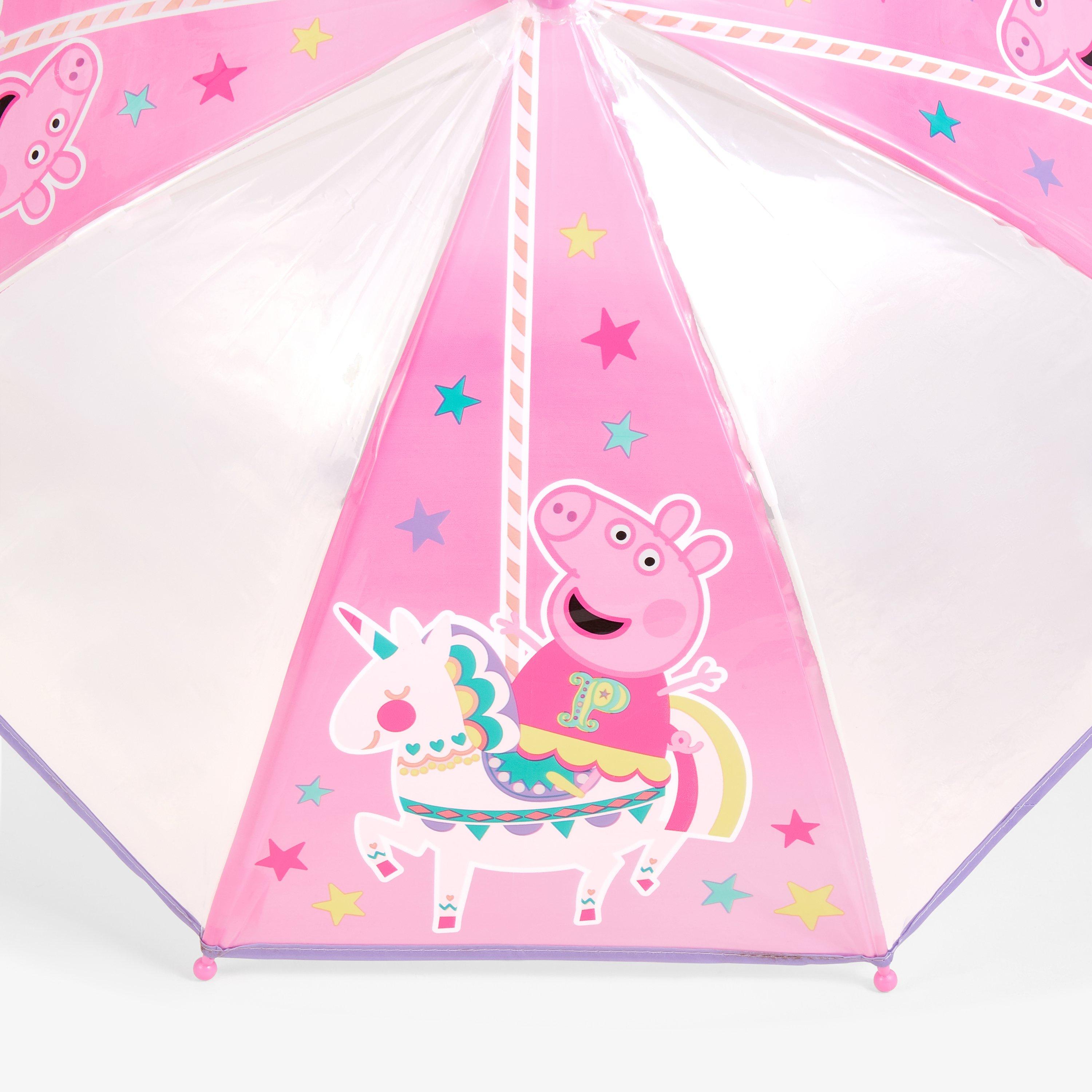 Peppa Star Umbrella Pink Combination Umbrella, view 1 of 2